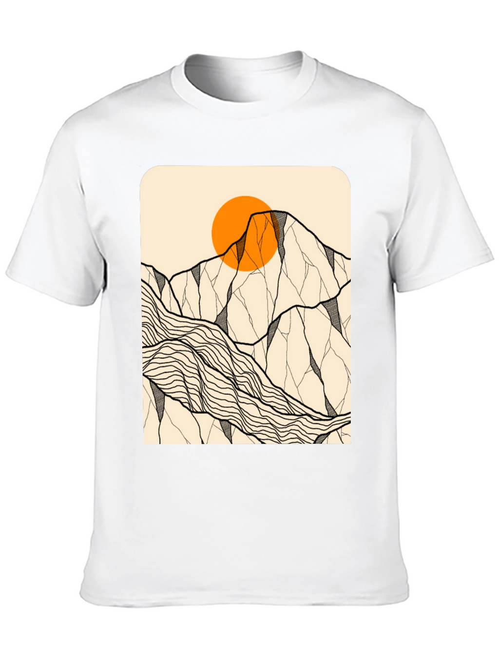 Mountain Sun Graphic Tee - Adventure Awaits