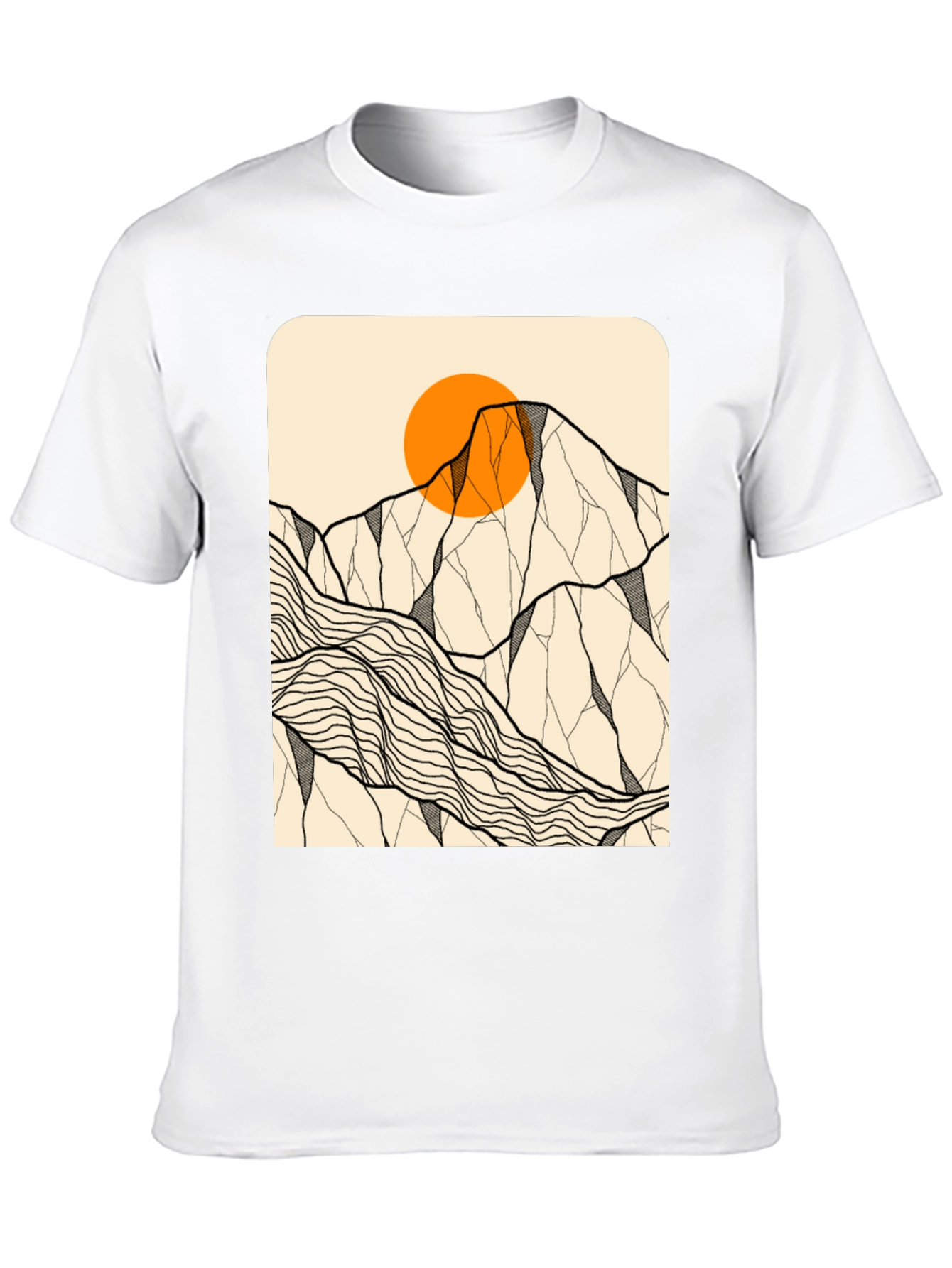 Mountain Sun Graphic Tee - Adventure Awaits