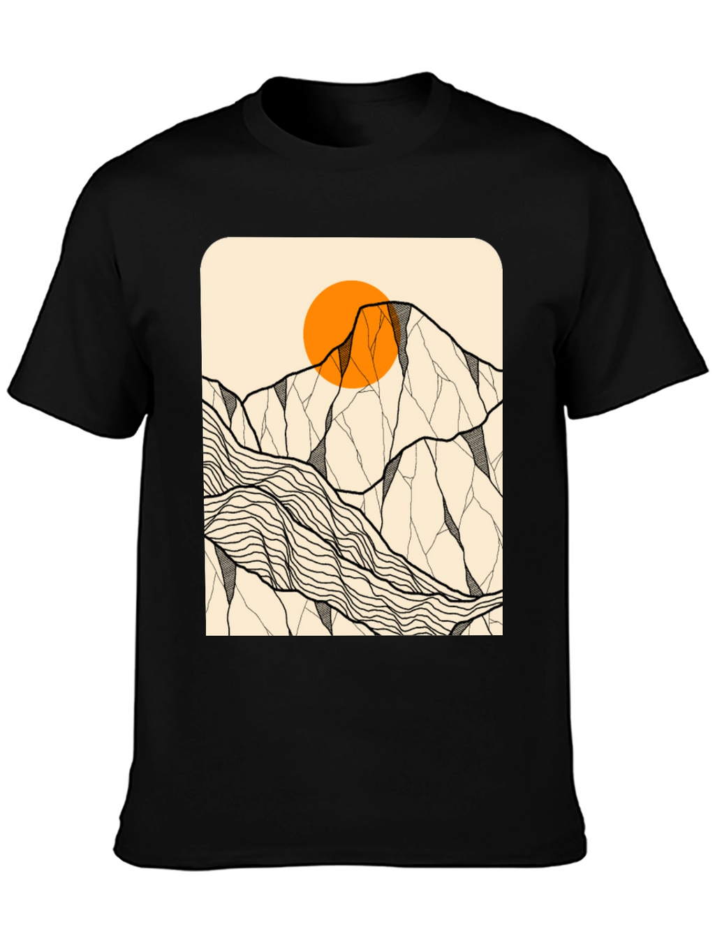 Mountain Sun Graphic Tee - Adventure Awaits