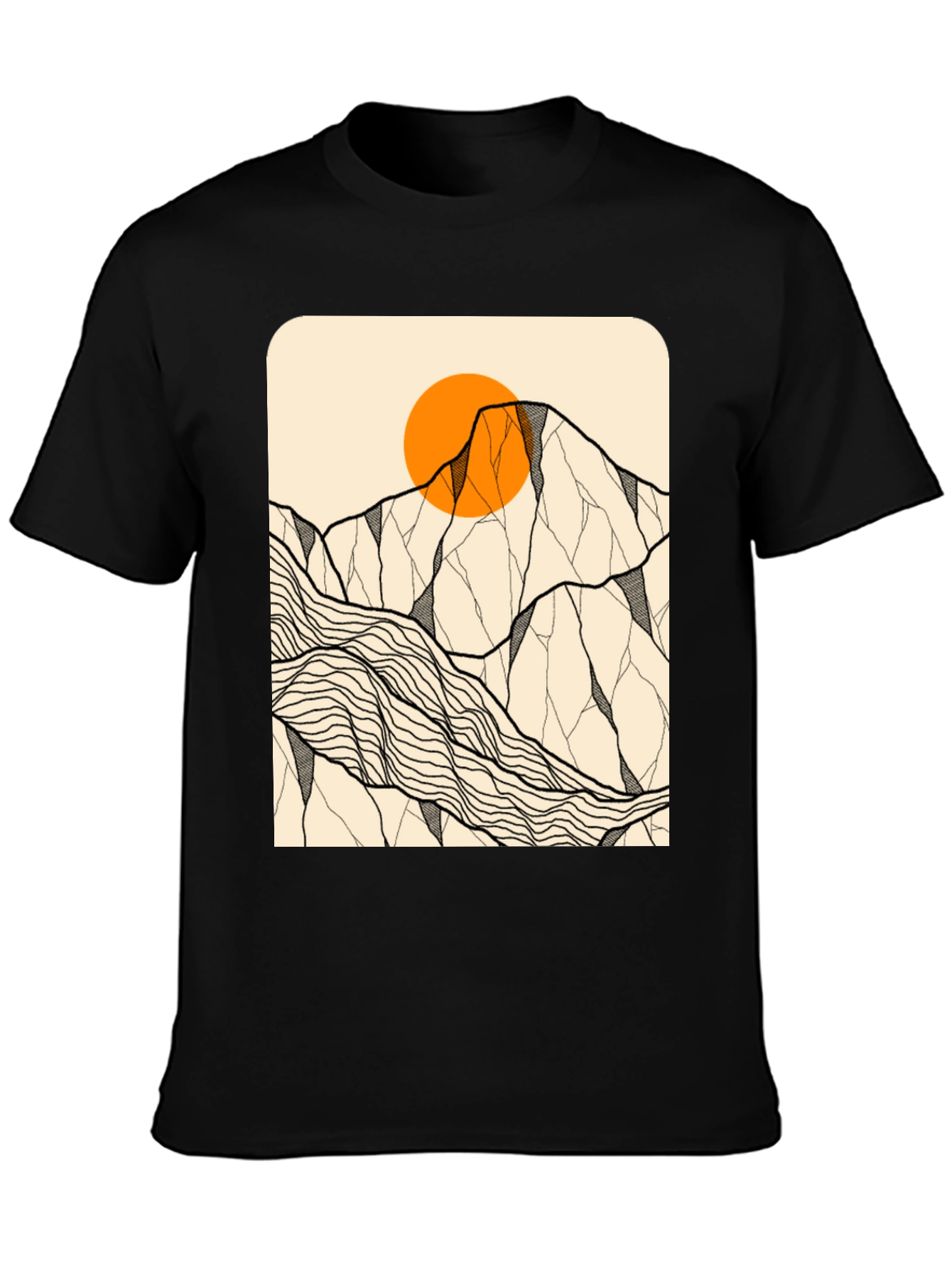 Mountain Sun Graphic Tee - Adventure Awaits