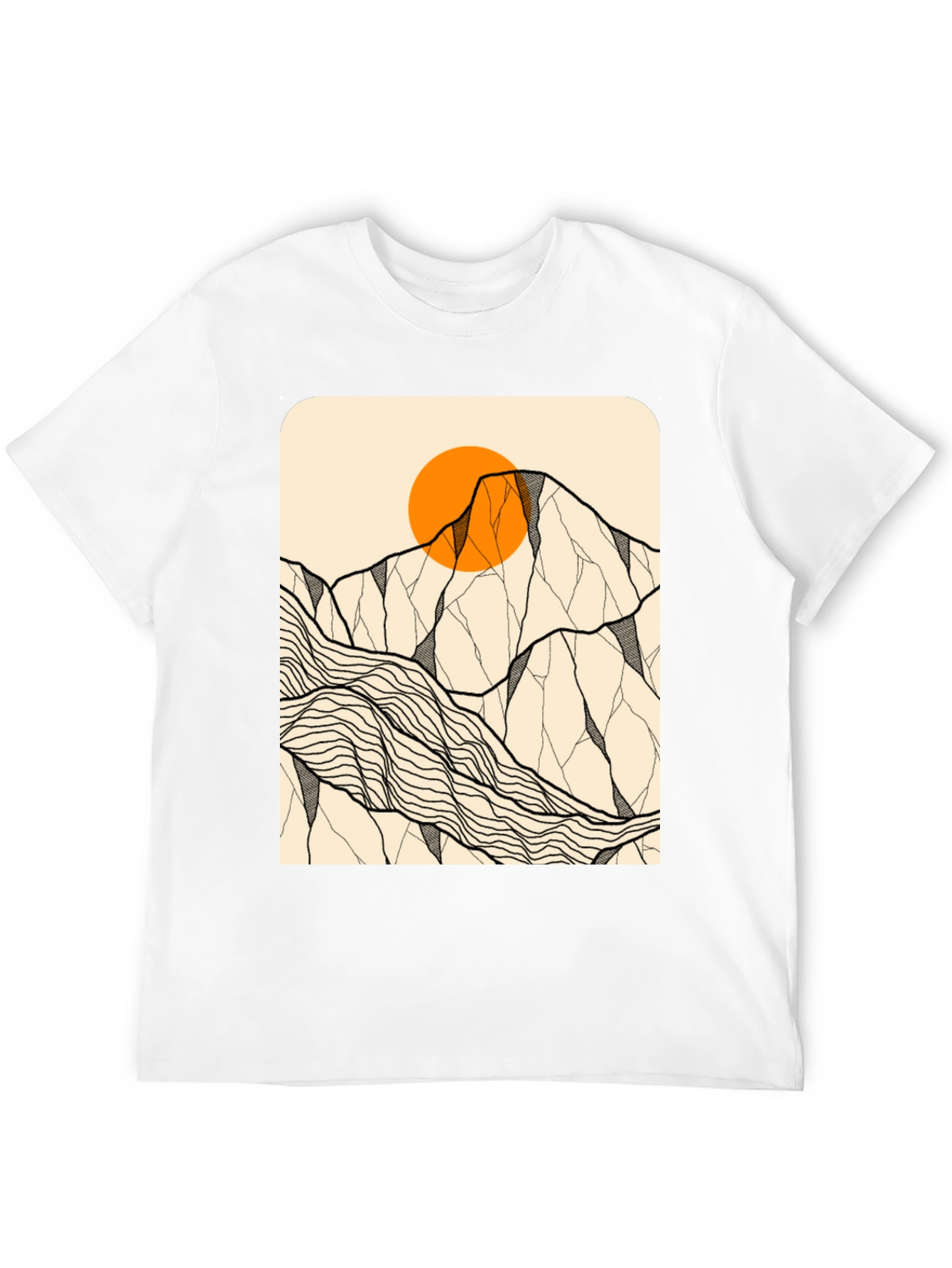 Mountain Sun Graphic Tee - Adventure Awaits