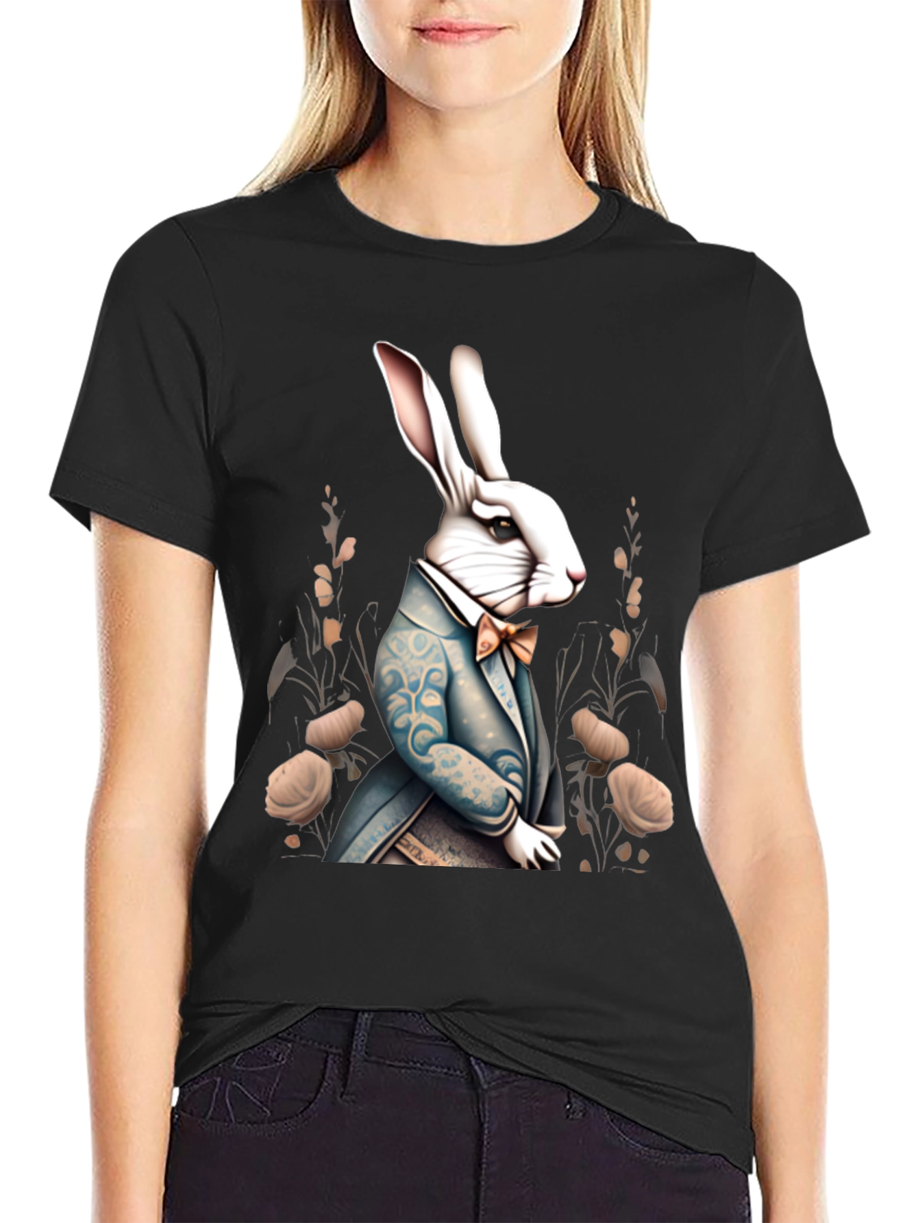 Rabbit Gentleman Graphic Tee