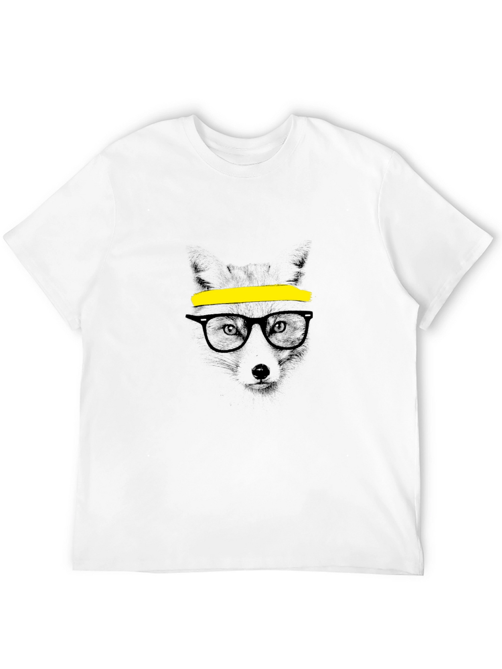 Cool Fox Graphic T-Shirt - Mens Black Tee