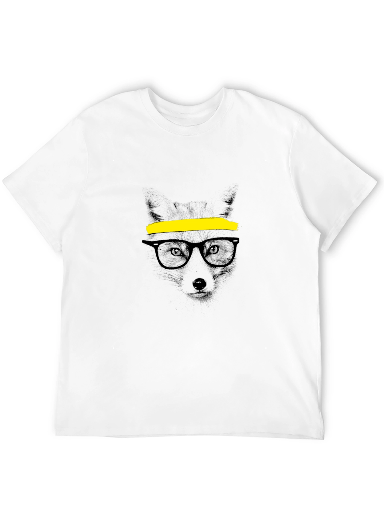 Cool Fox Graphic T-Shirt - Mens Black Tee