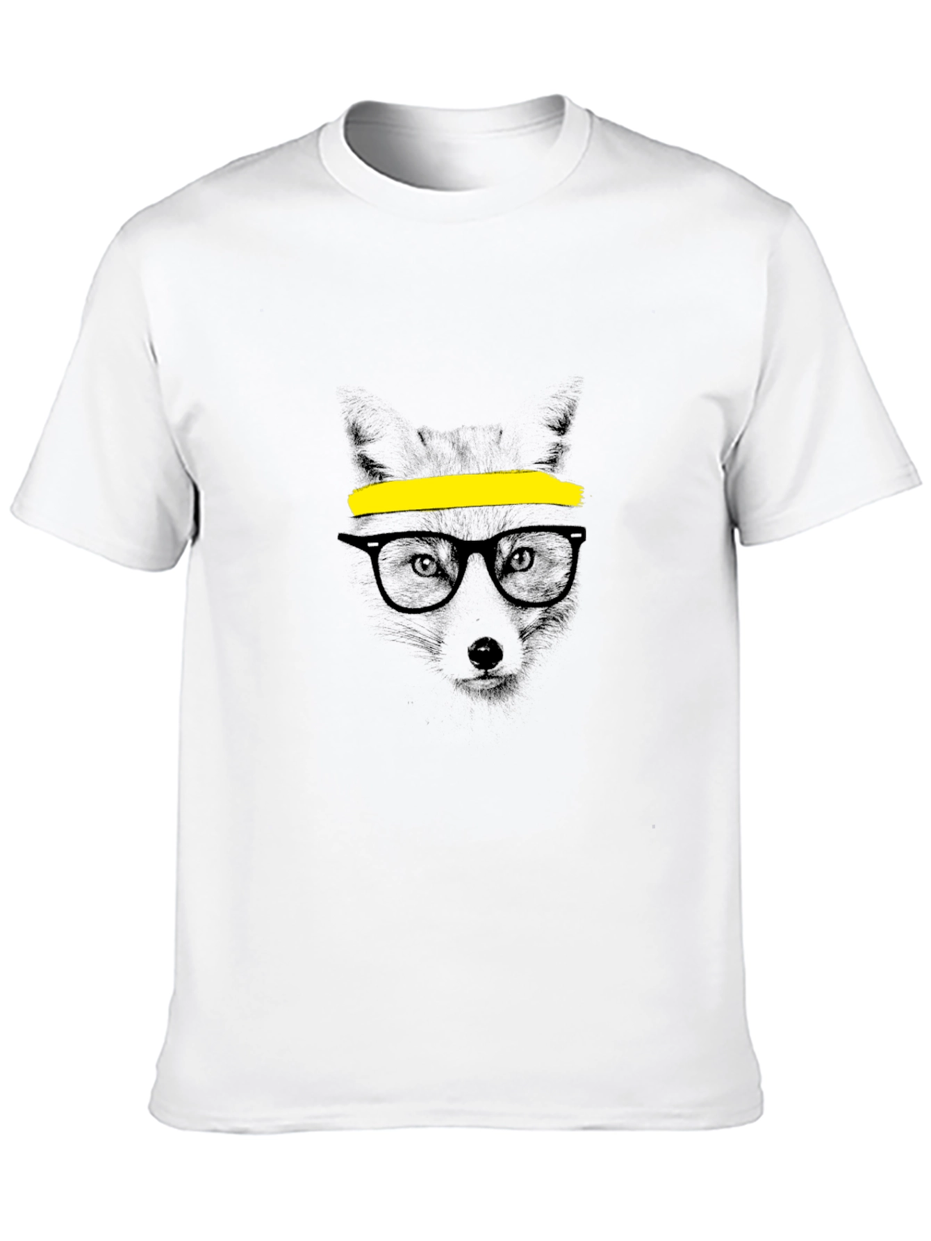 Cool Fox Graphic T-Shirt - Mens Black Tee