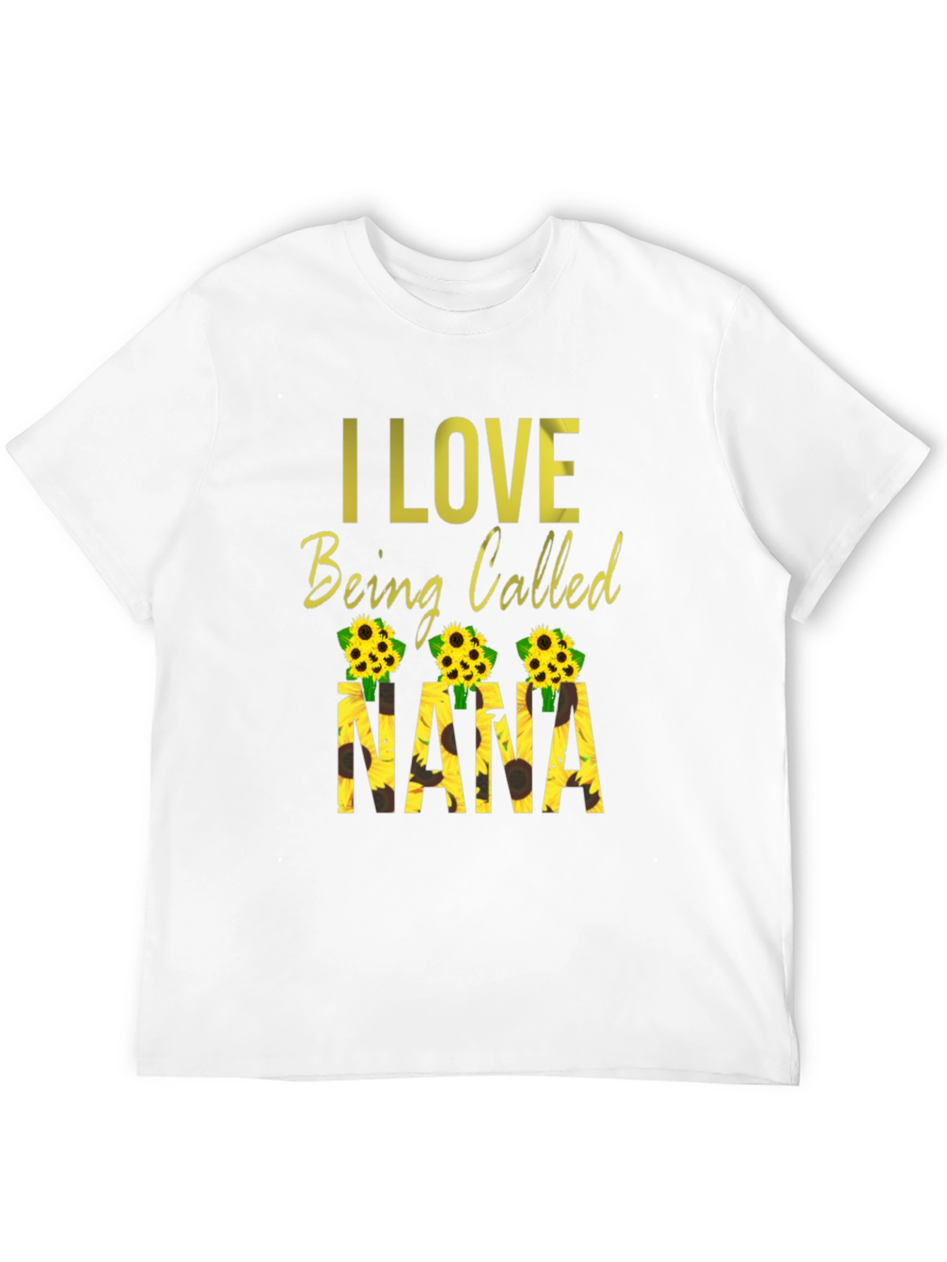 I Love Being Called Nana Sunflower Graphic Tee