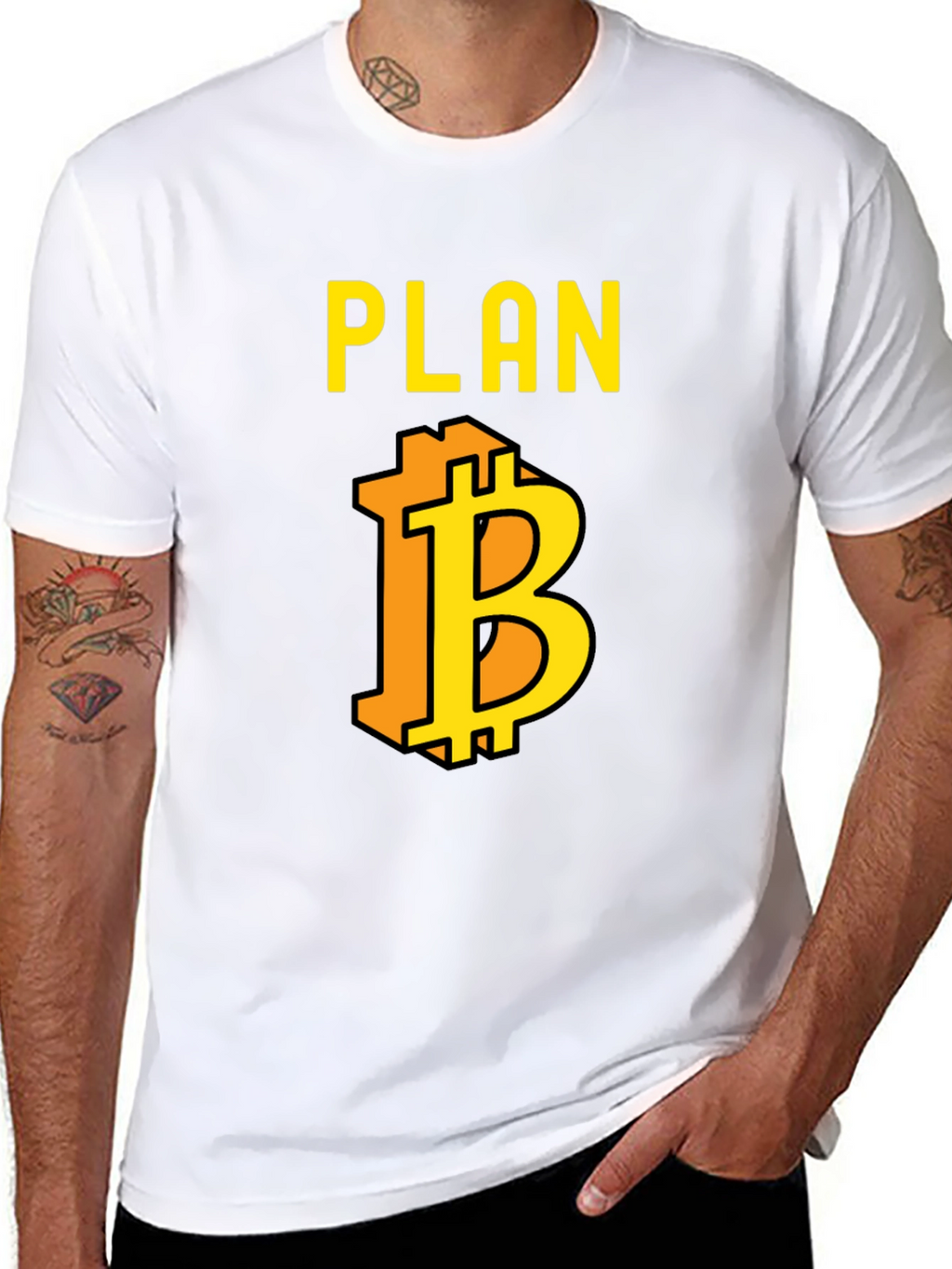 Plan B Bitcoin Crypto T-Shirt - Black