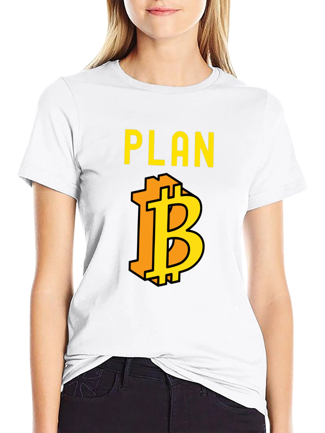 Plan B Bitcoin Crypto T-Shirt - Black