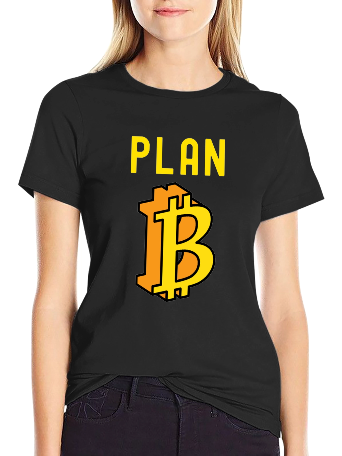 Plan B Bitcoin Crypto T-Shirt - Black