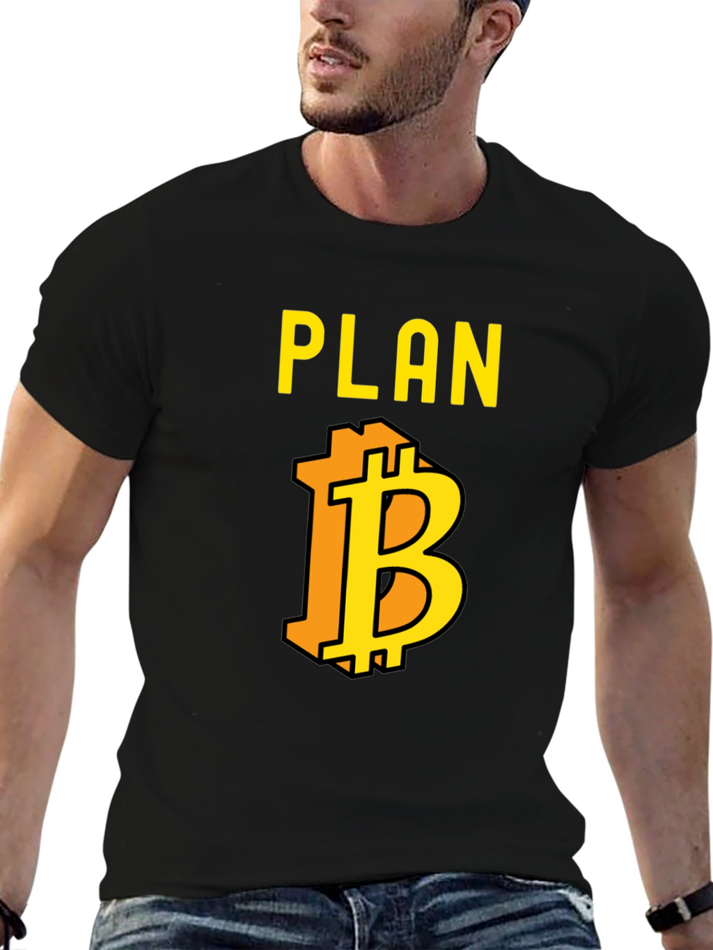 Plan B Bitcoin Crypto T-Shirt - Black