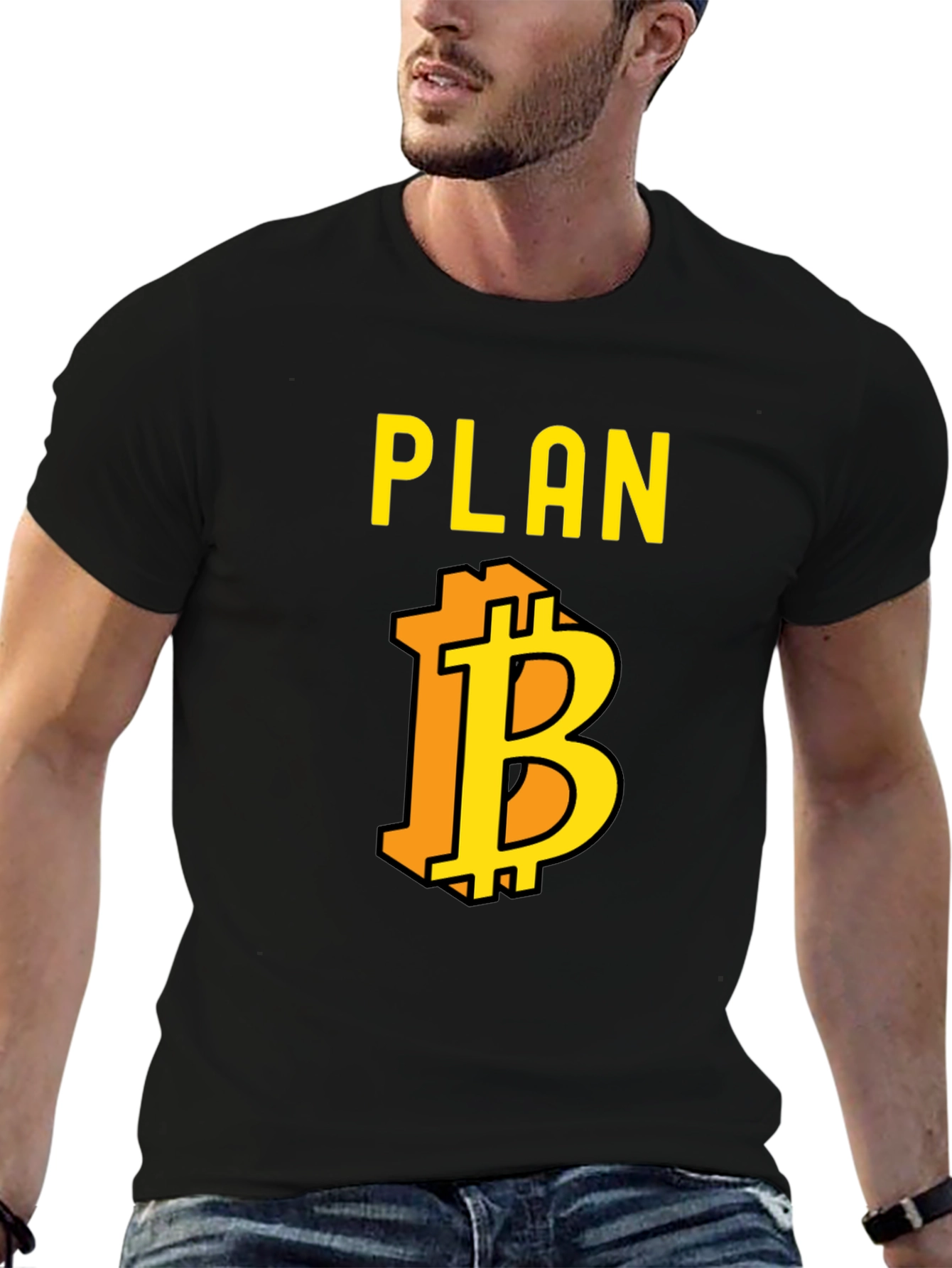 Plan B Bitcoin Crypto T-Shirt - Black