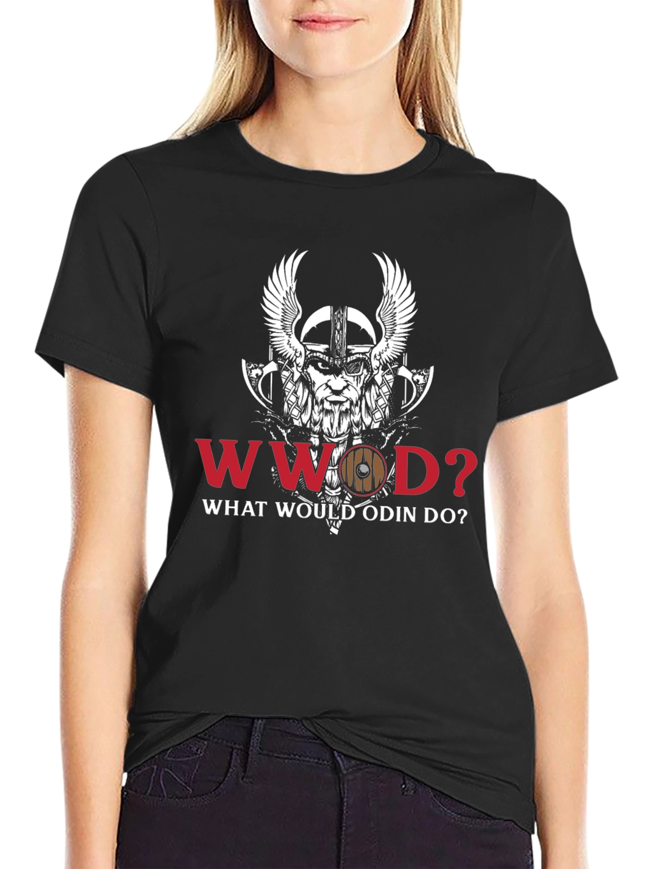 WWOD? What Would Odin Do? Viking T-Shirt
