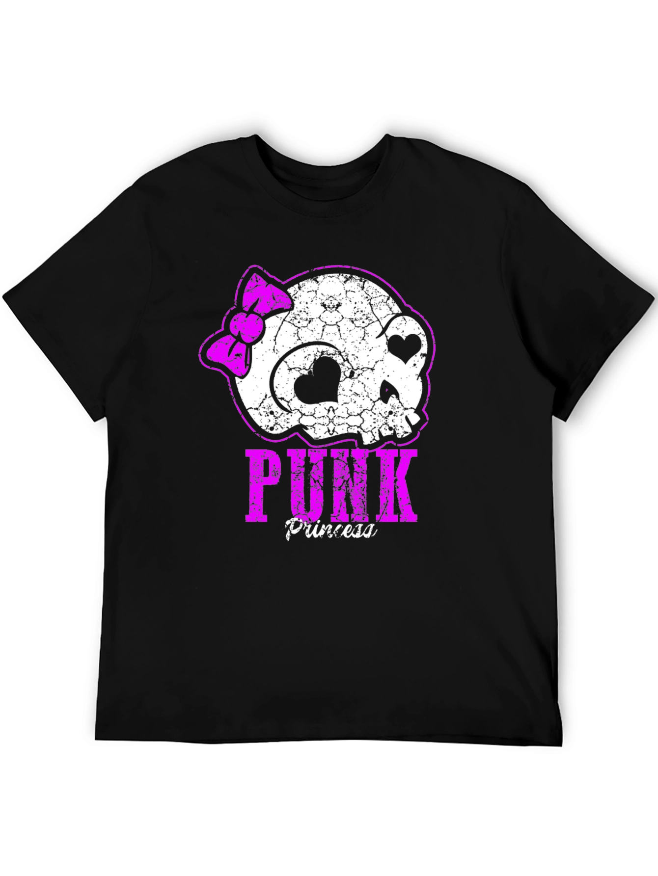 Punk Princess Skull Graphic T-Shirt
