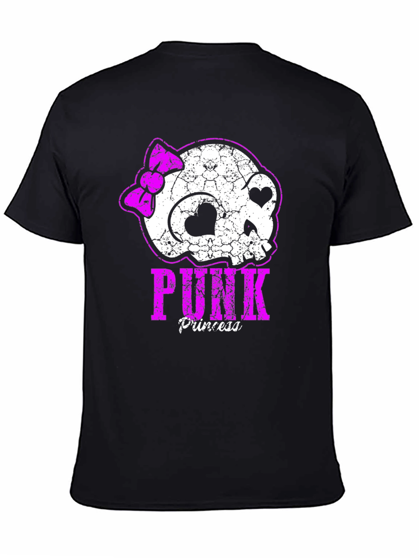 Punk Princess Skull Graphic T-Shirt