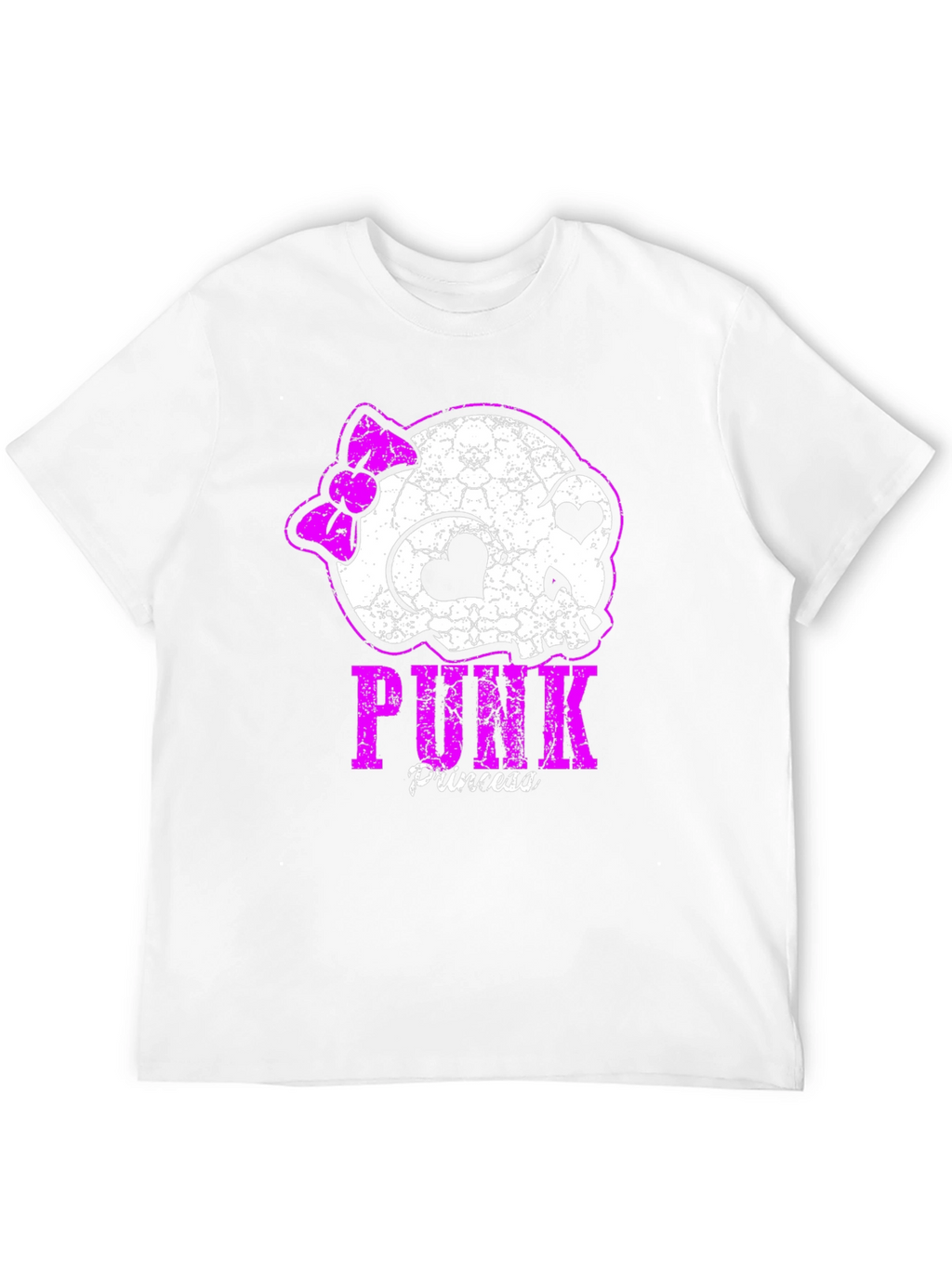 Punk Princess Skull Graphic T-Shirt