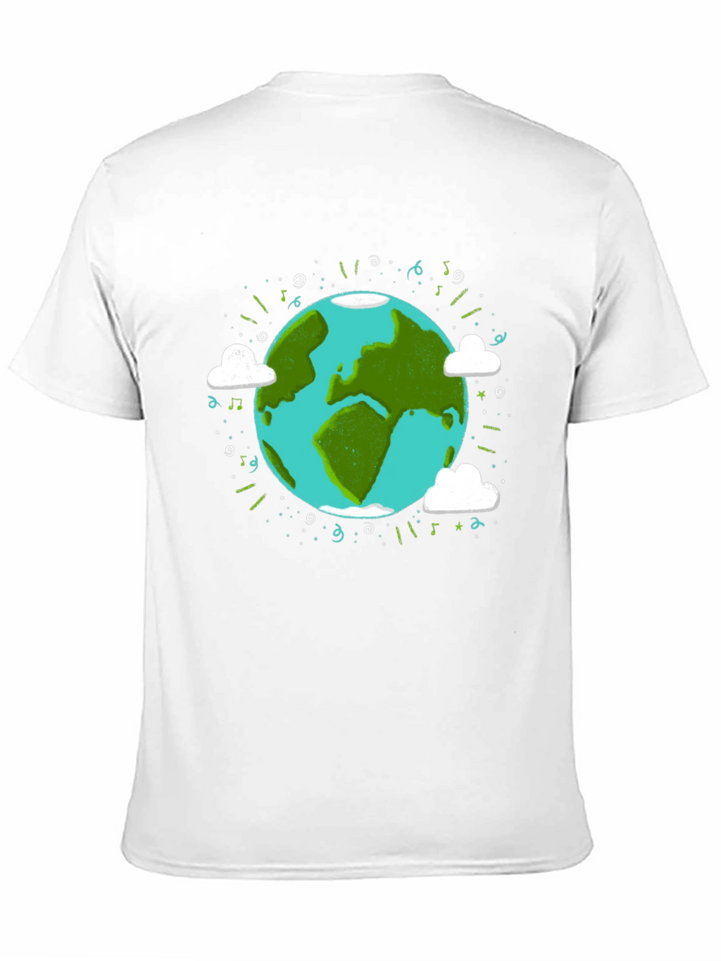 Earth Day Graphic Tee - World Illustration T-Shirt