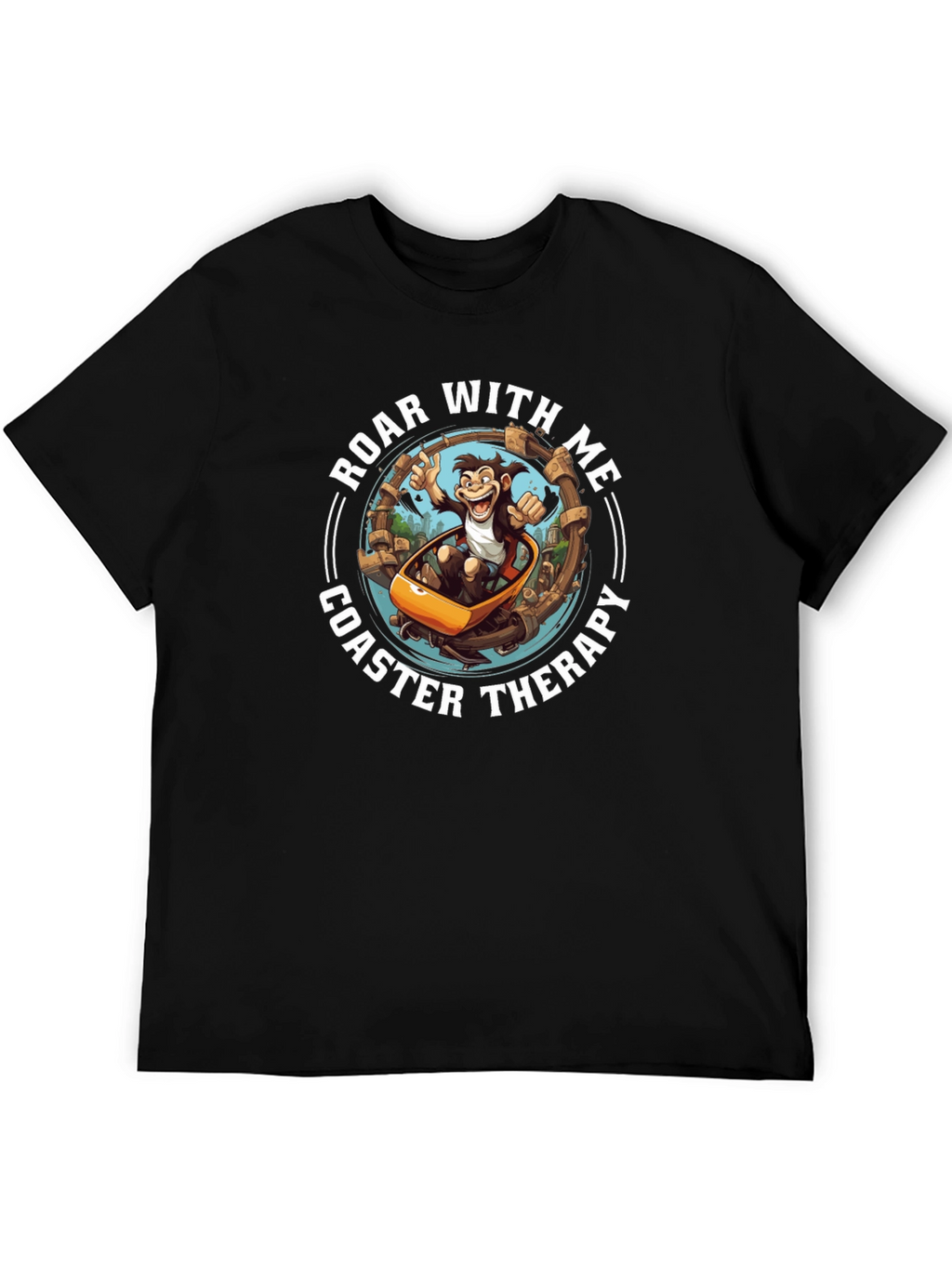 Roar With Me Coaster Therapy T-Shirt
