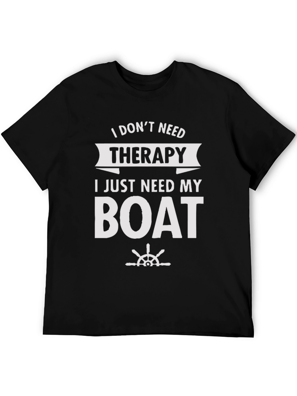 Funny Boat Therapy T-Shirt - Boating Gift