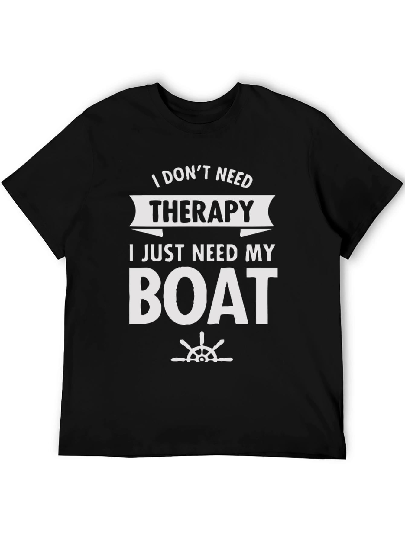 Funny Boat Therapy T-Shirt - Boating Gift