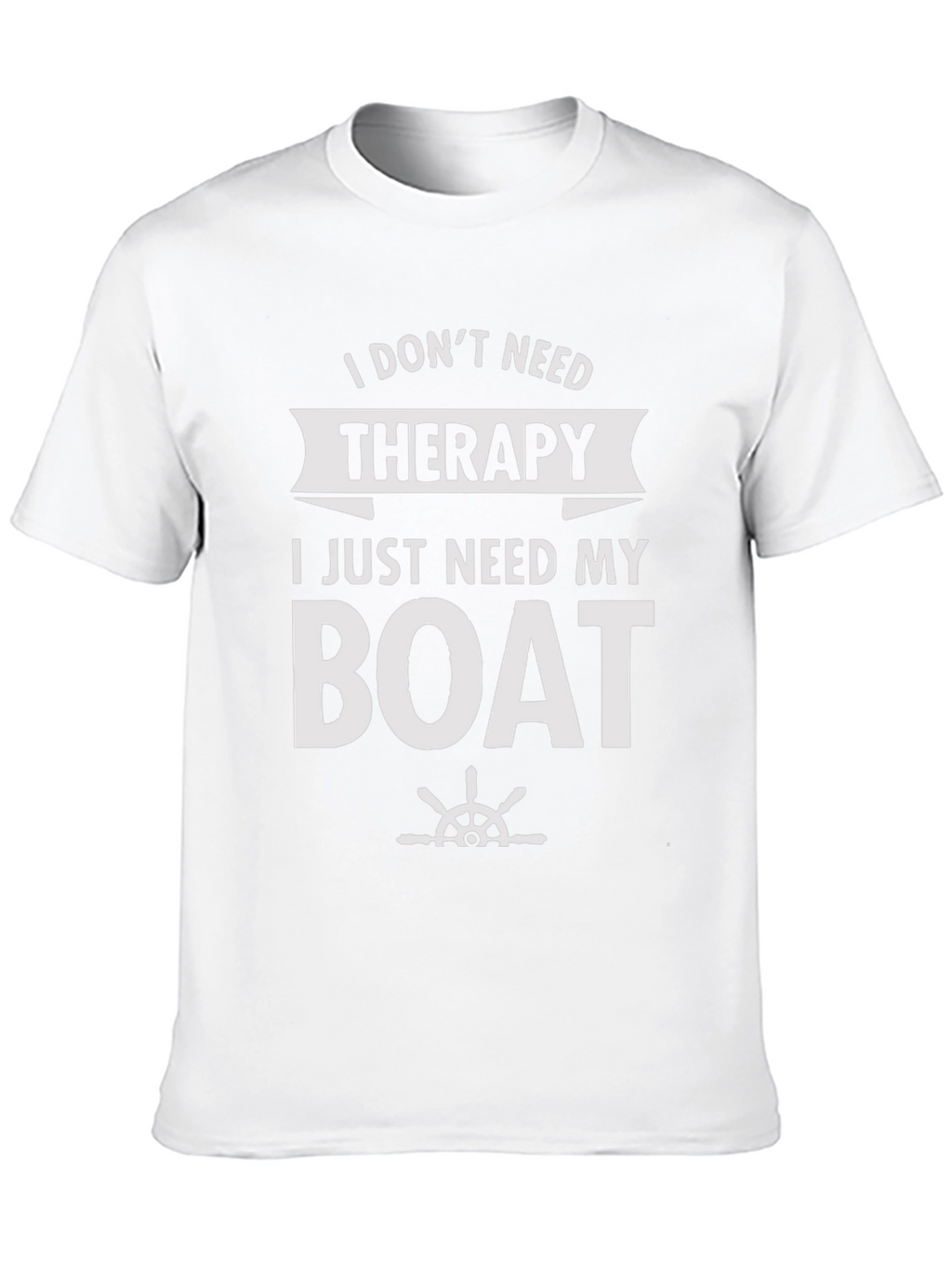 Funny Boat Therapy T-Shirt - Boating Gift