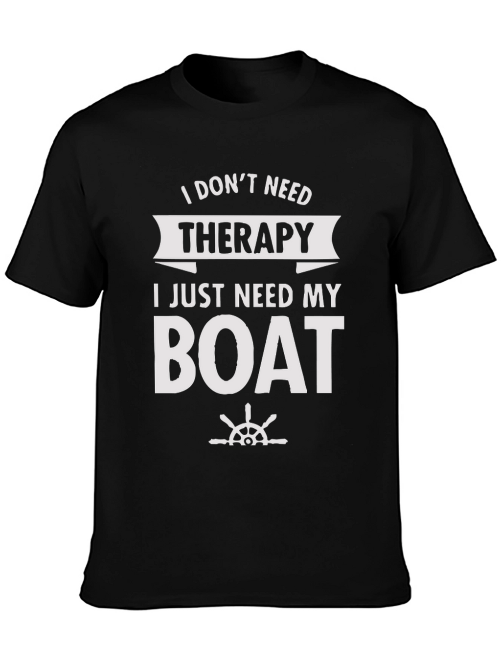 Funny Boat Therapy T-Shirt - Boating Gift