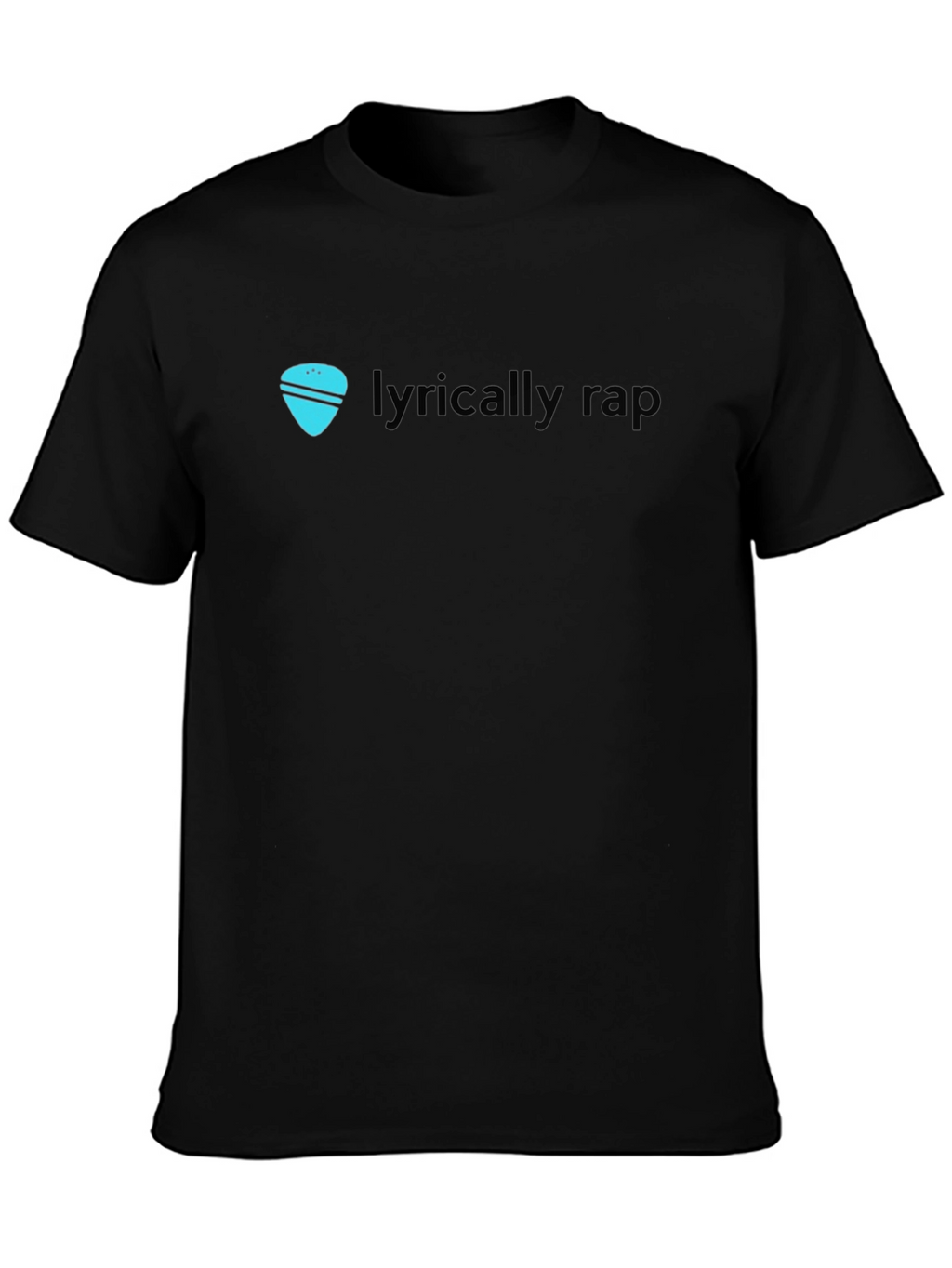 Lyrically Rap Graphic Tee - Cool Casual Black T-Shirt
