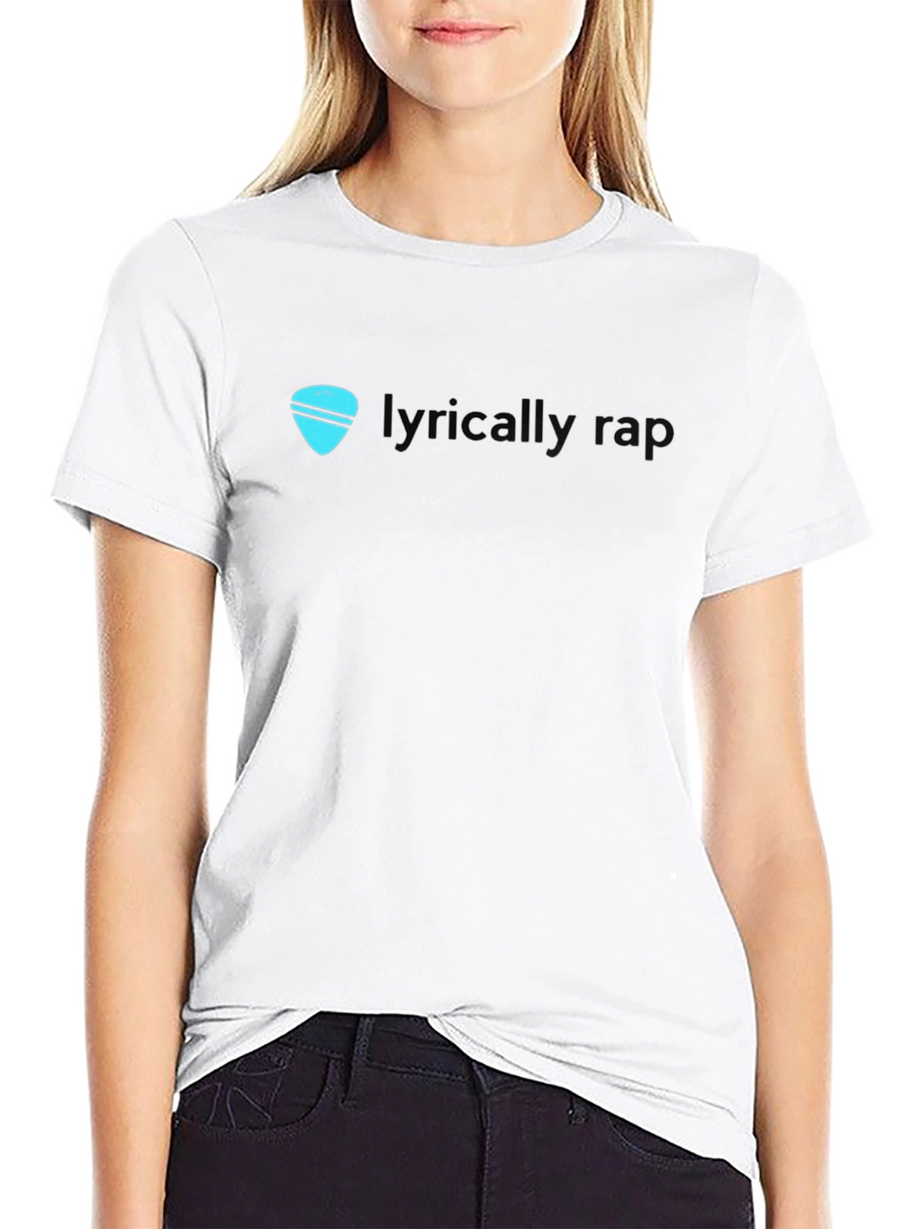 Lyrically Rap Graphic Tee - Cool Casual Black T-Shirt