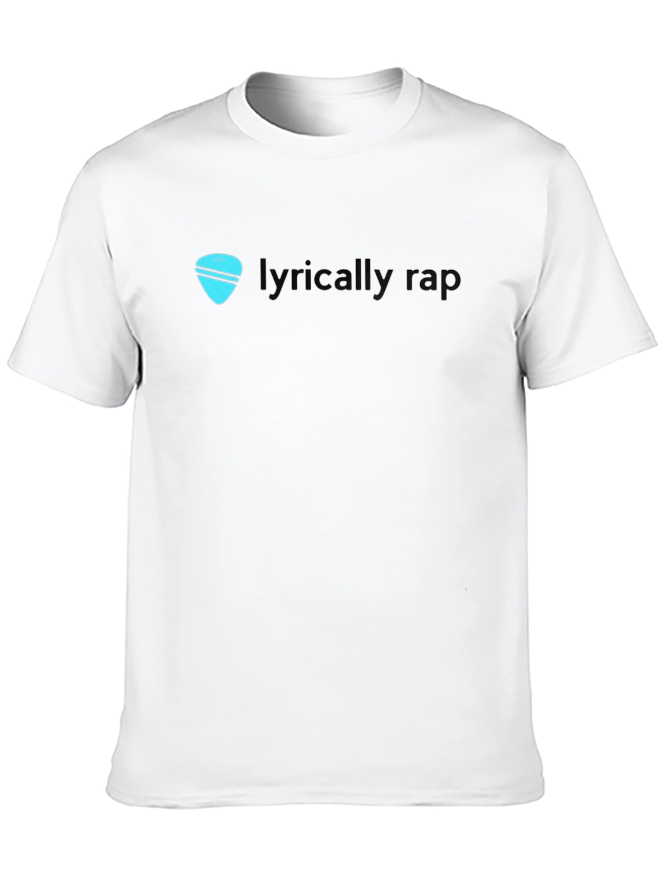 Lyrically Rap Graphic Tee - Cool Casual Black T-Shirt