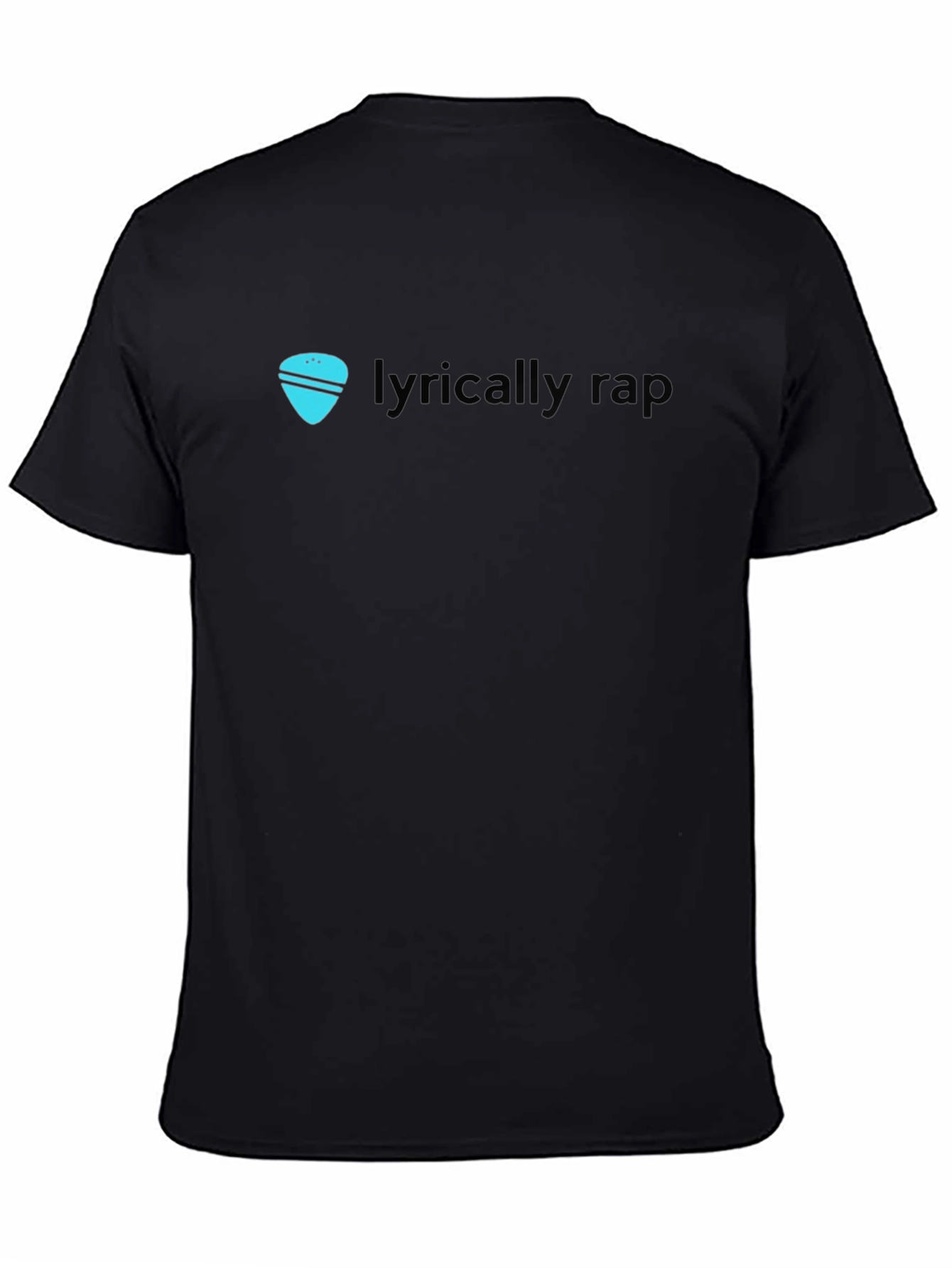 Lyrically Rap Graphic Tee - Cool Casual Black T-Shirt