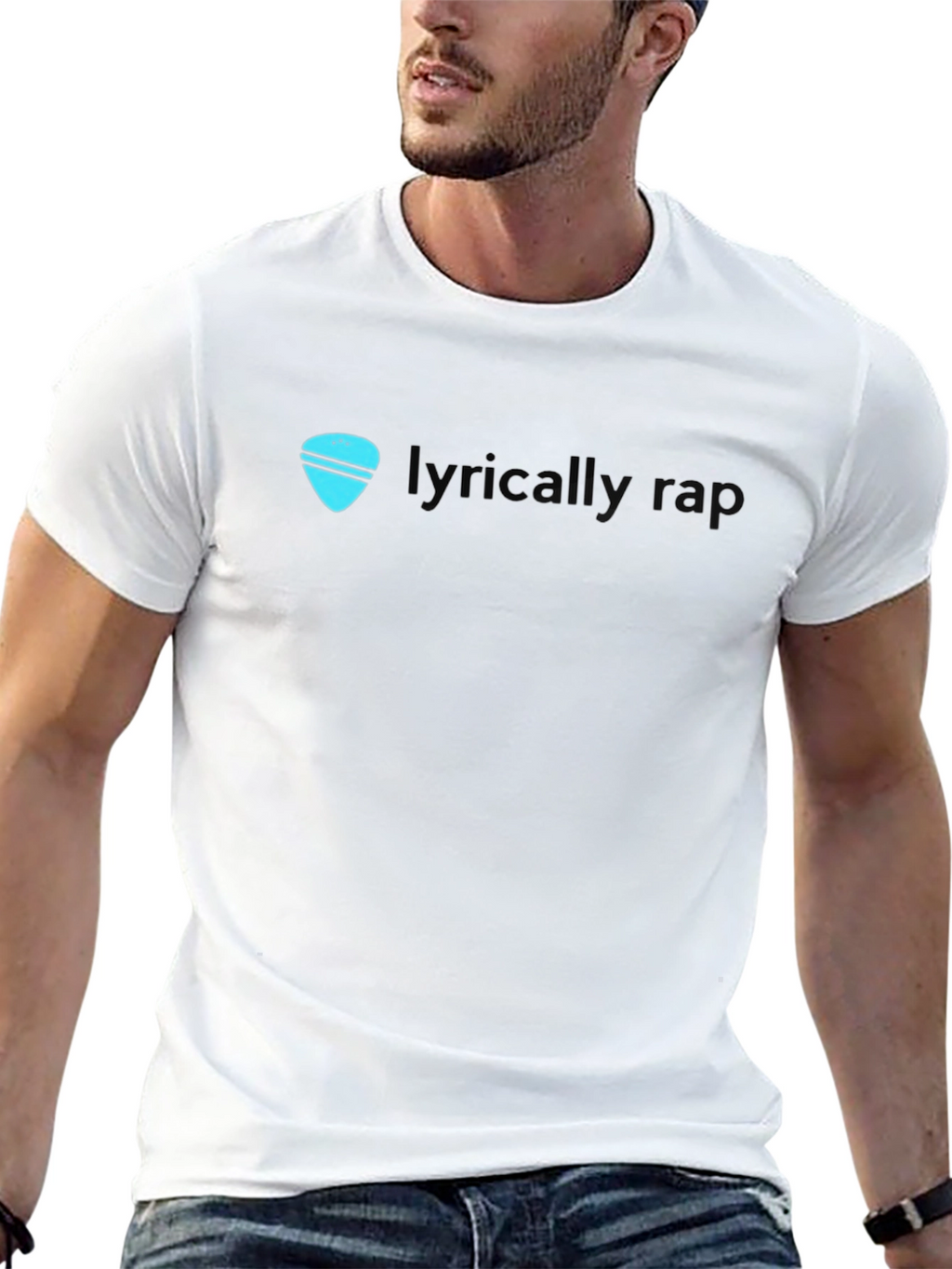 Lyrically Rap Graphic Tee - Cool Casual Black T-Shirt
