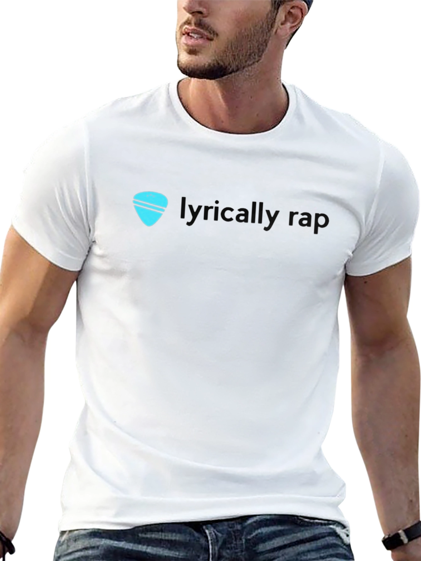 Lyrically Rap Graphic Tee - Cool Casual Black T-Shirt