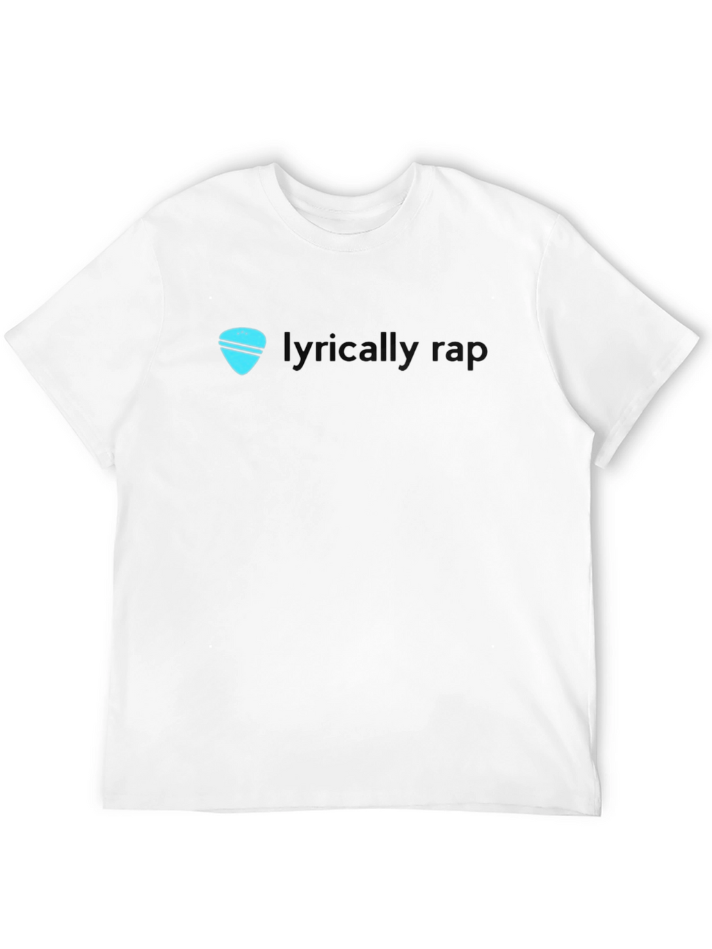 Lyrically Rap Graphic Tee - Cool Casual Black T-Shirt