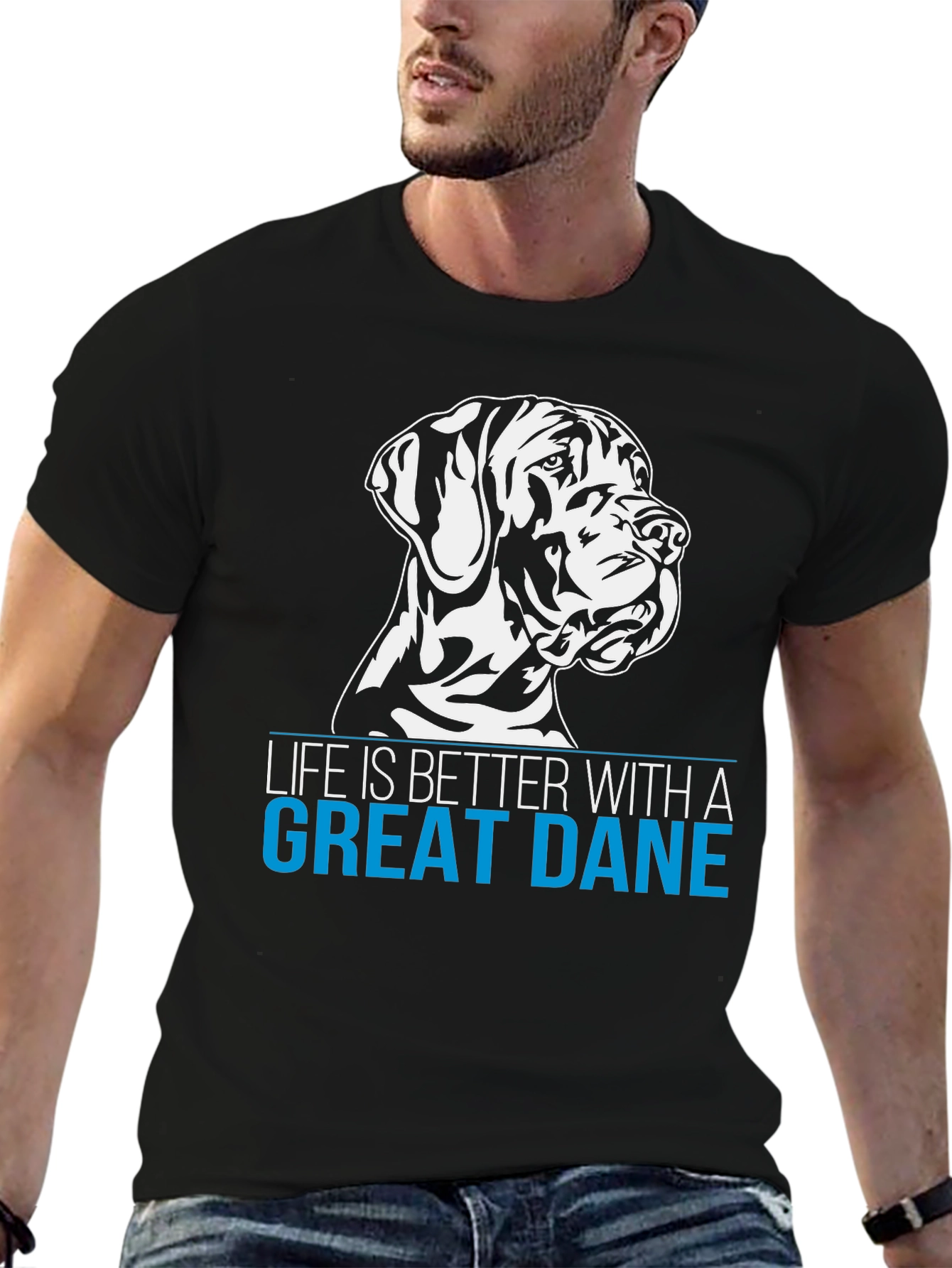 Great Dane T-Shirt - Life is Better With A Dane