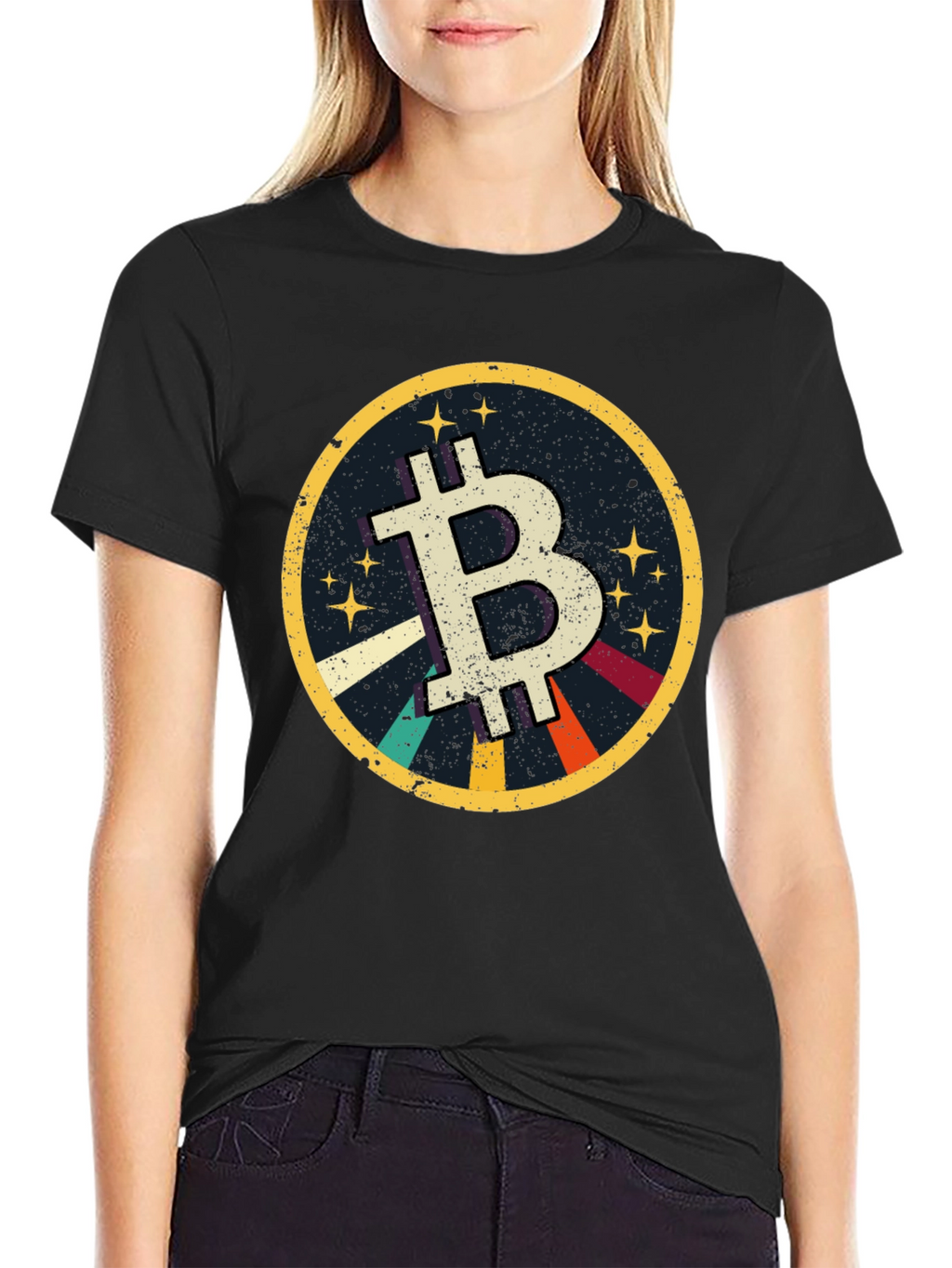 Bitcoin Retro Graphic Tee - Crypto Currency T-Shirt