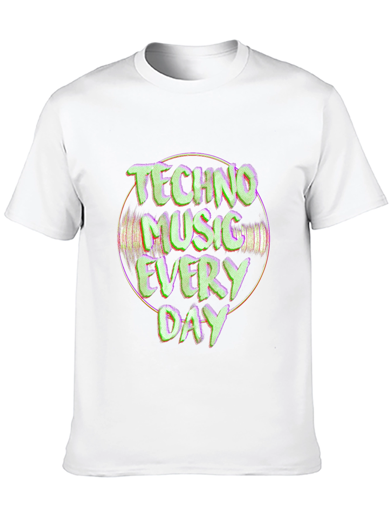 Techno Music Everyday Graphic Tee