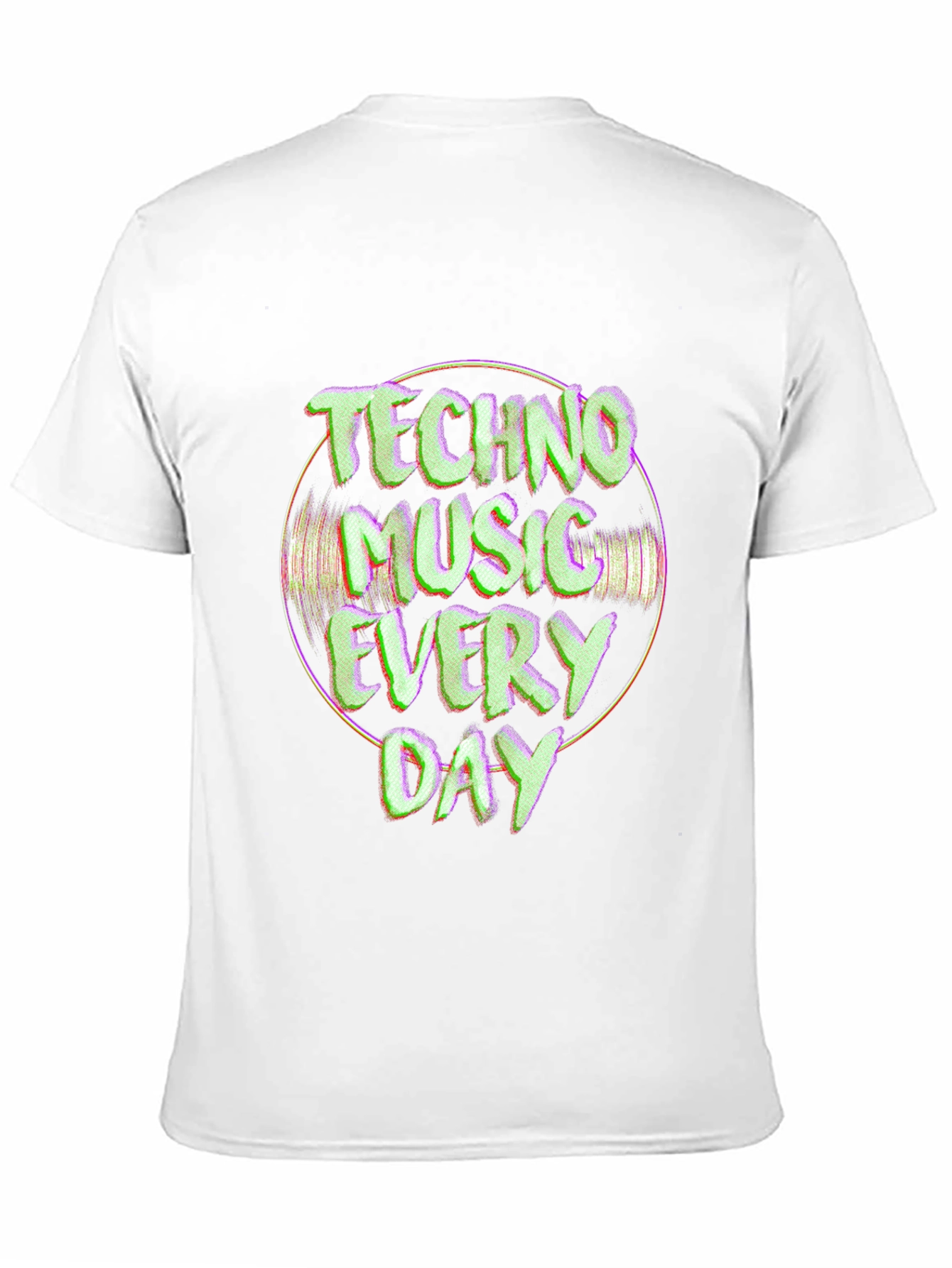 Techno Music Everyday Graphic Tee