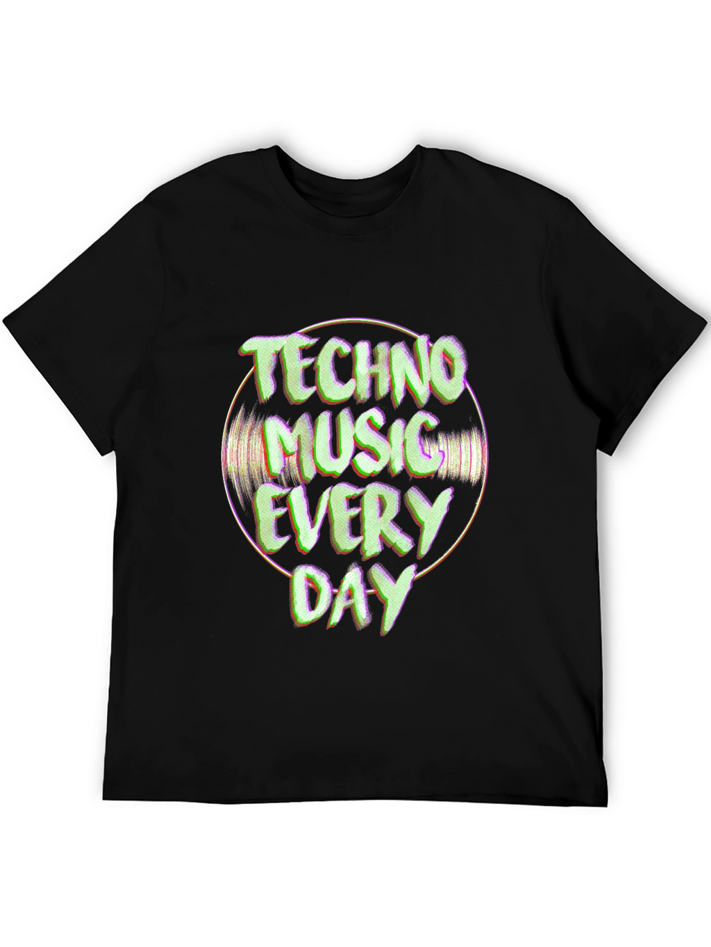 Techno Music Everyday Graphic Tee