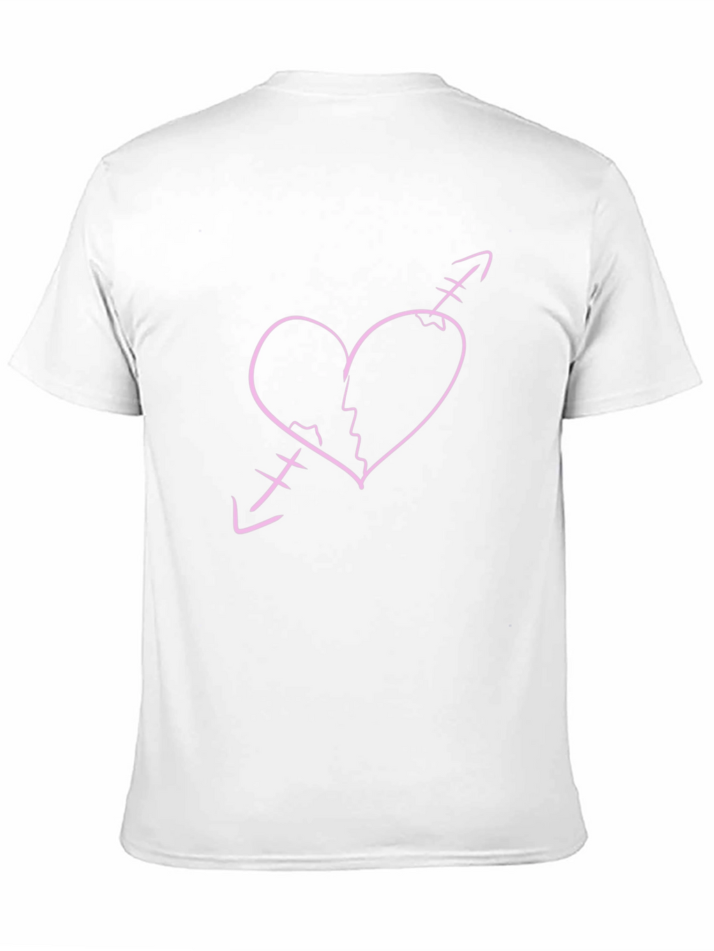 Broken Heart Arrow Graphic Tee - Black