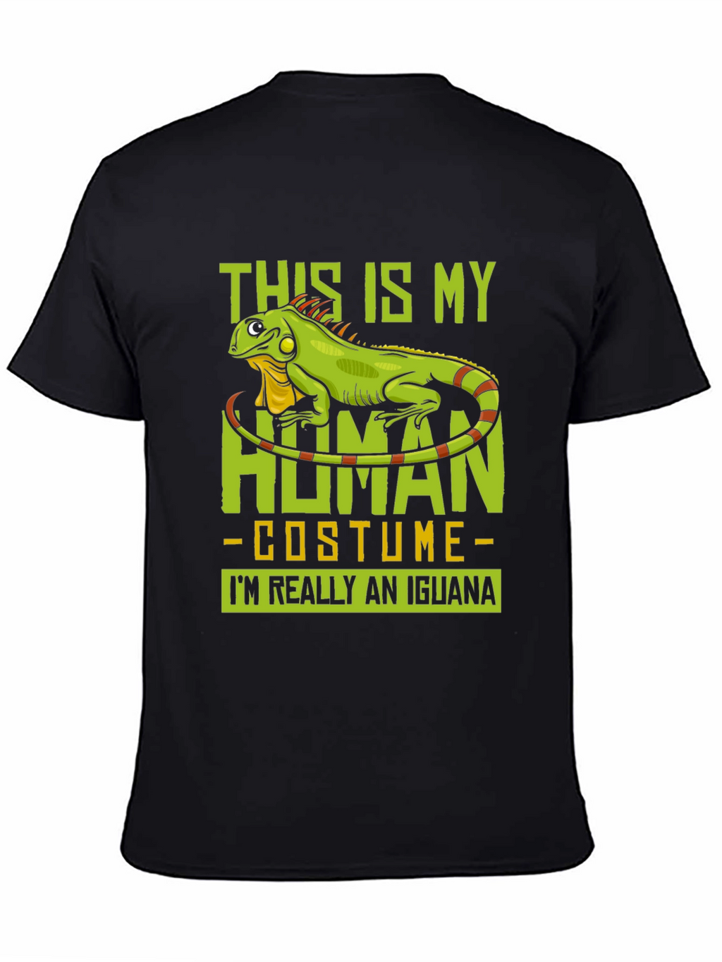 Iguana Human Costume Funny Graphic T-Shirt