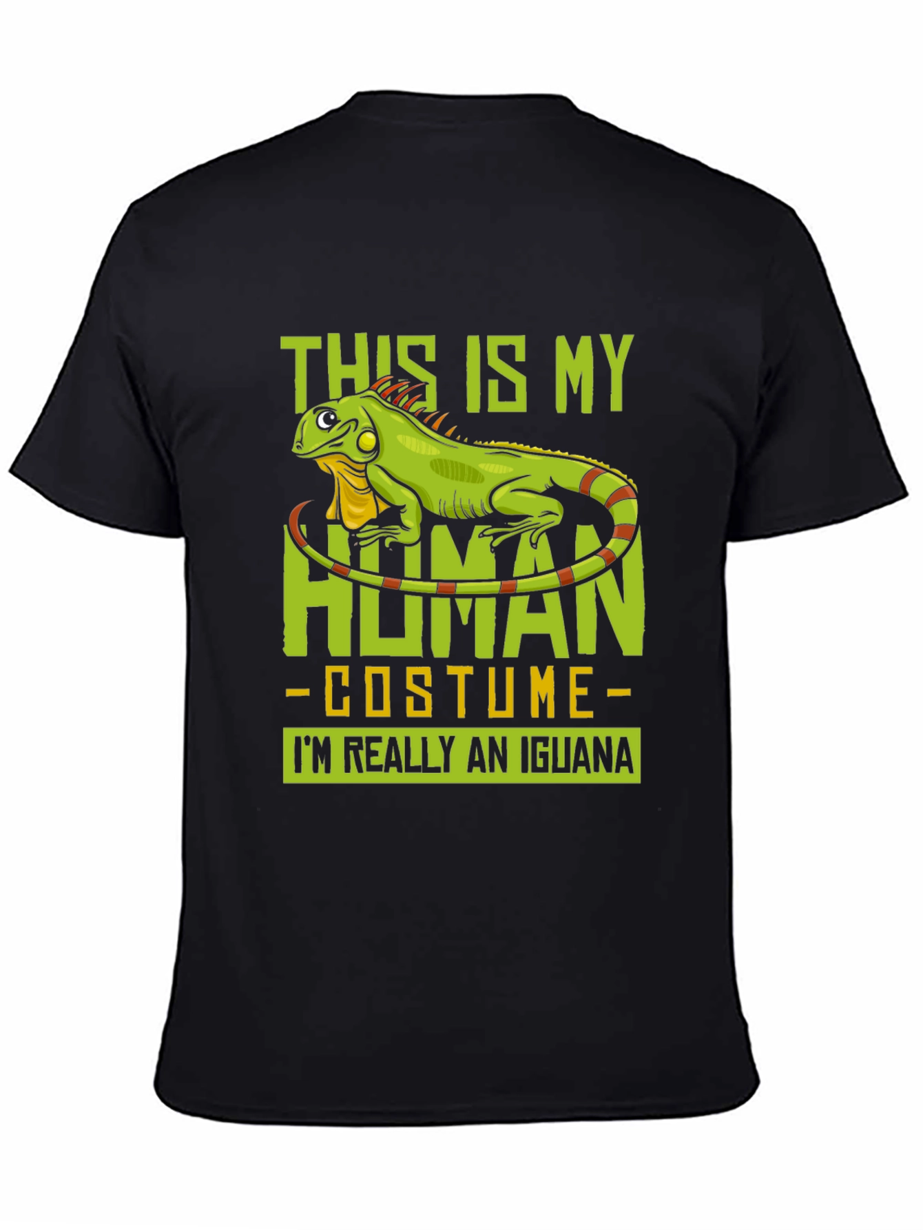 Iguana Human Costume Funny Graphic T-Shirt