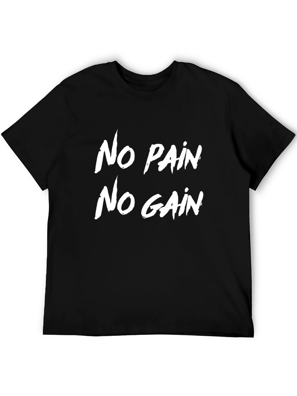No Pain No Gain Graphic Tee - Black