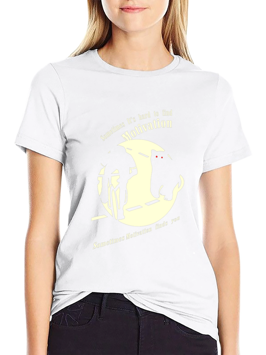 Motivational Cyclist Bear Graphic T-Shirt
