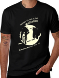 Motivational Cyclist Bear Graphic T-Shirt