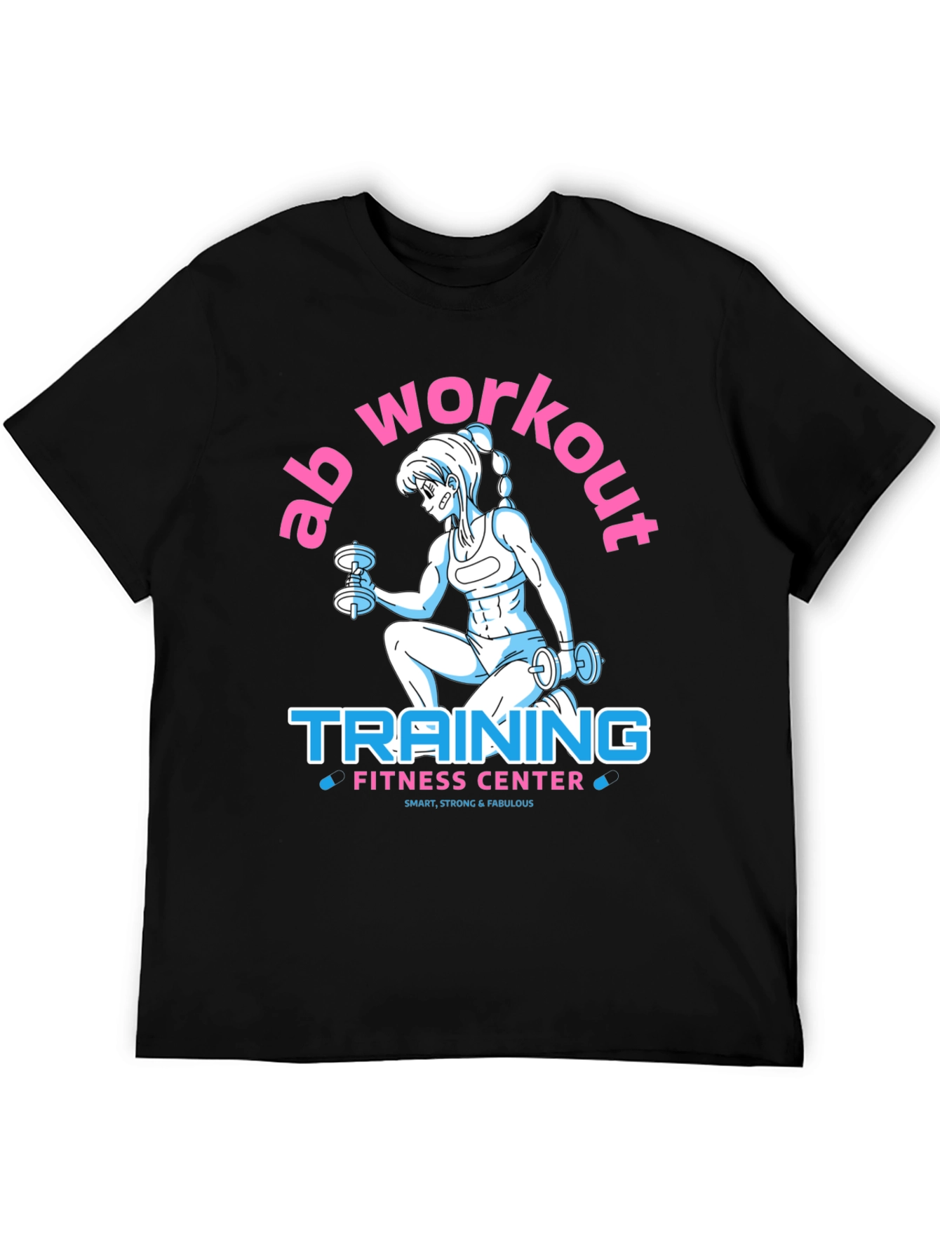 Ab Workout Training Fitness Center T-Shirt