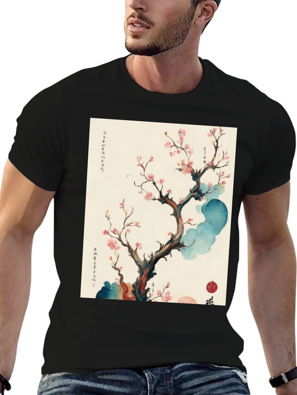 Cherry Blossom Art T-Shirt