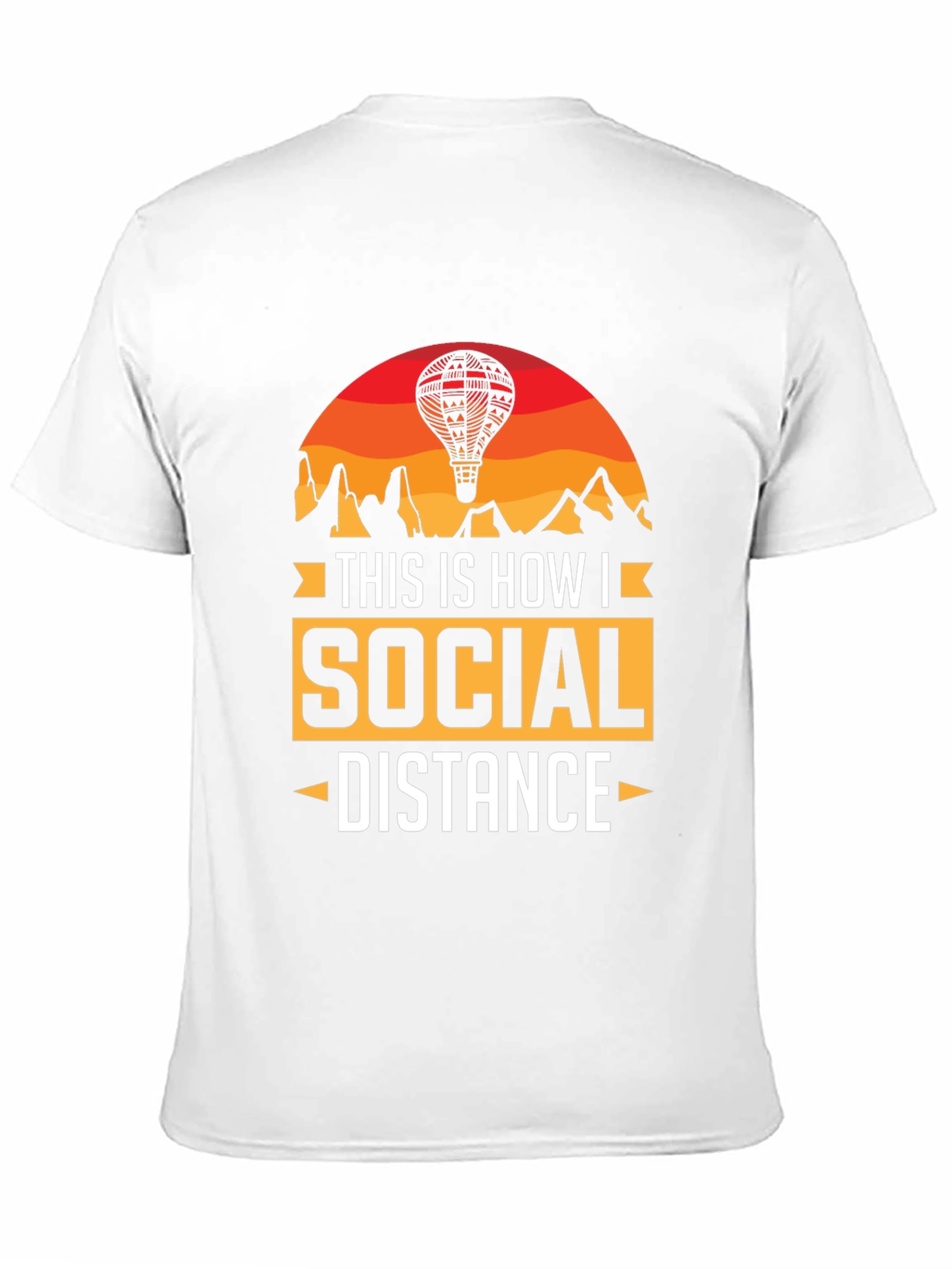 Social Distance Hot Air Balloon T-Shirt