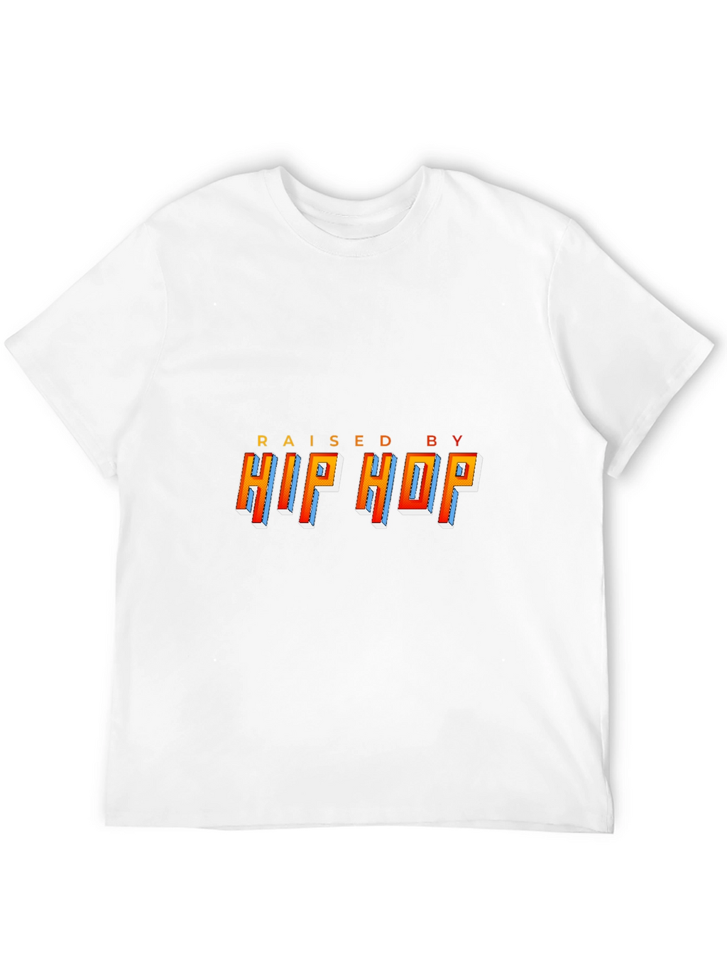 Raised By Hip Hop Black Graphic Tee