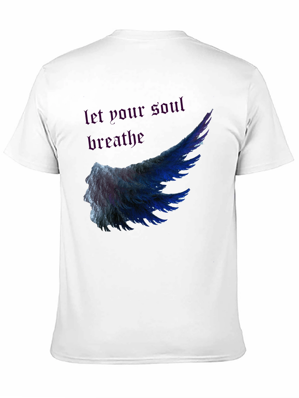 Soul Breathe Wing Graphic Tee - Mens Black T-Shirt