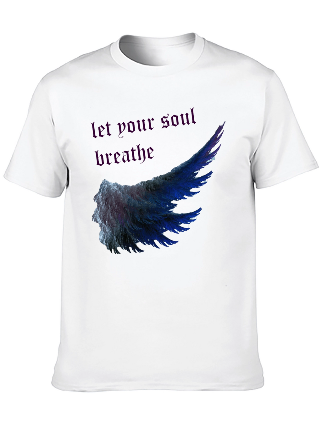 Soul Breathe Wing Graphic Tee - Mens Black T-Shirt