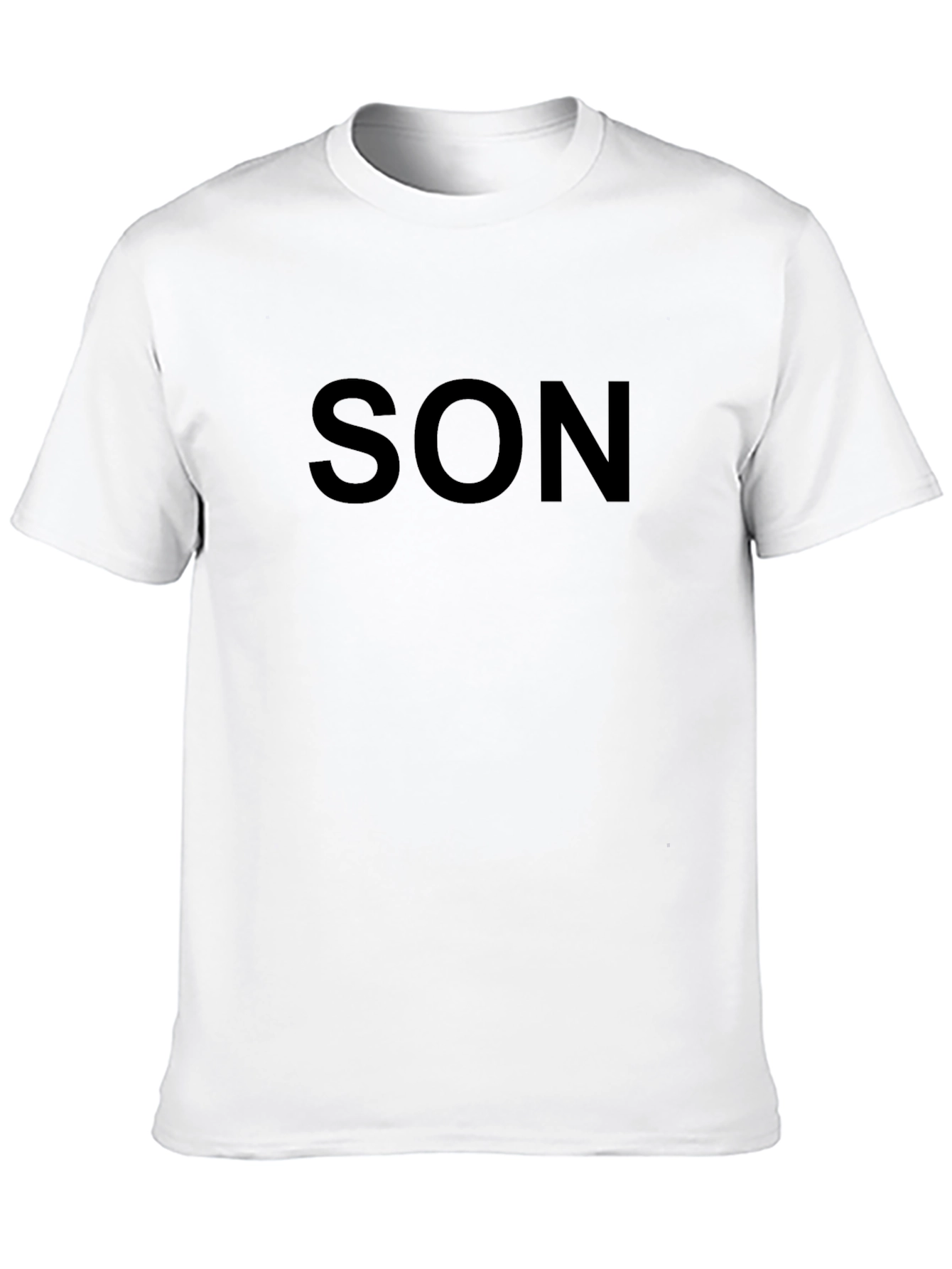 Mens Black SON Graphic T-Shirt